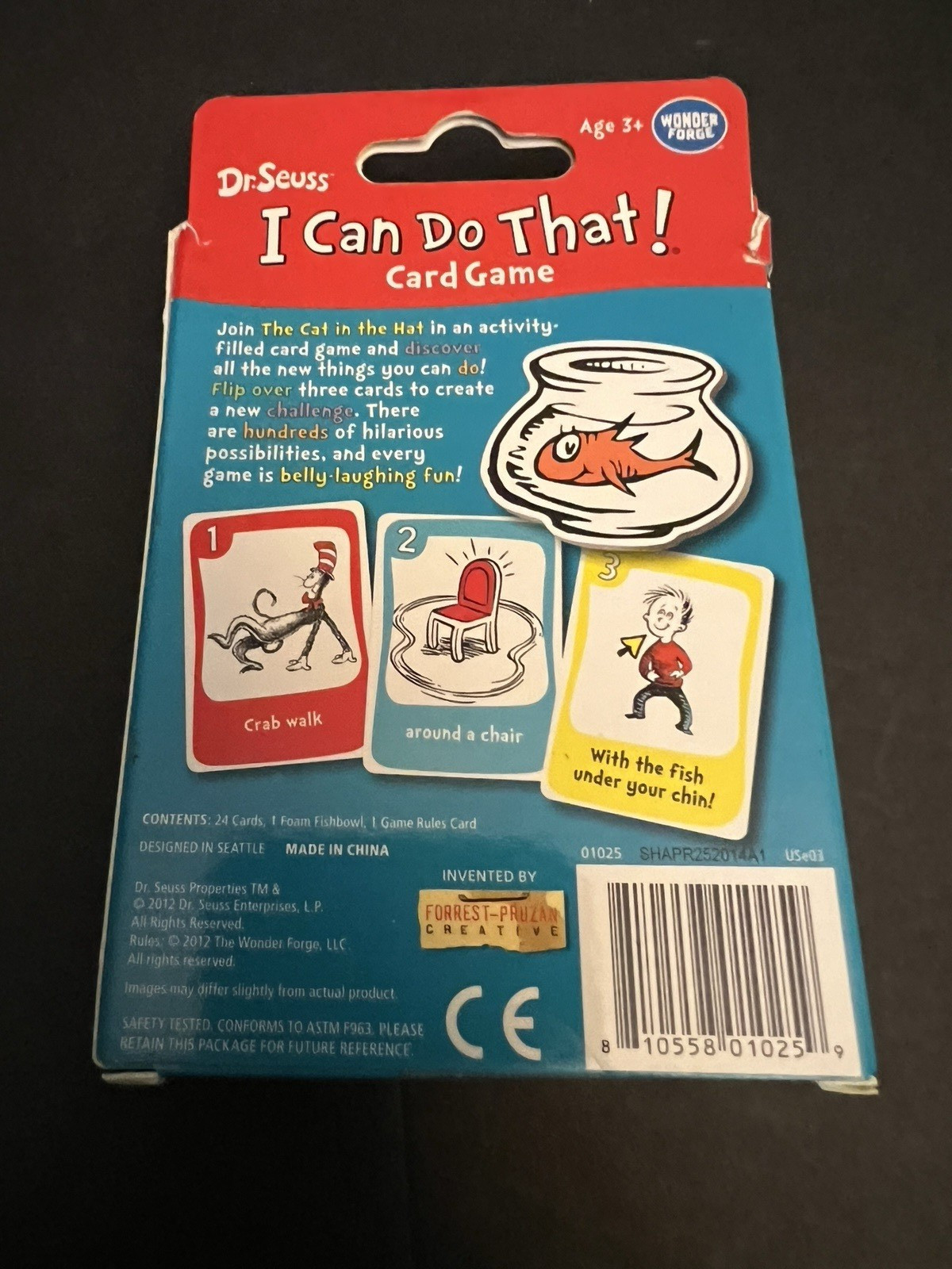 The Cat In The Hat I Can Do That! Card Game Wonder Forge 2010 Complete