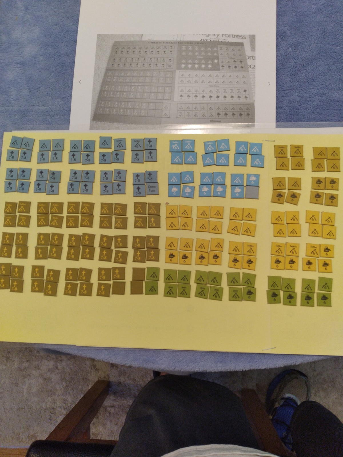 SPI Wargame Mighty Fortress, Complete