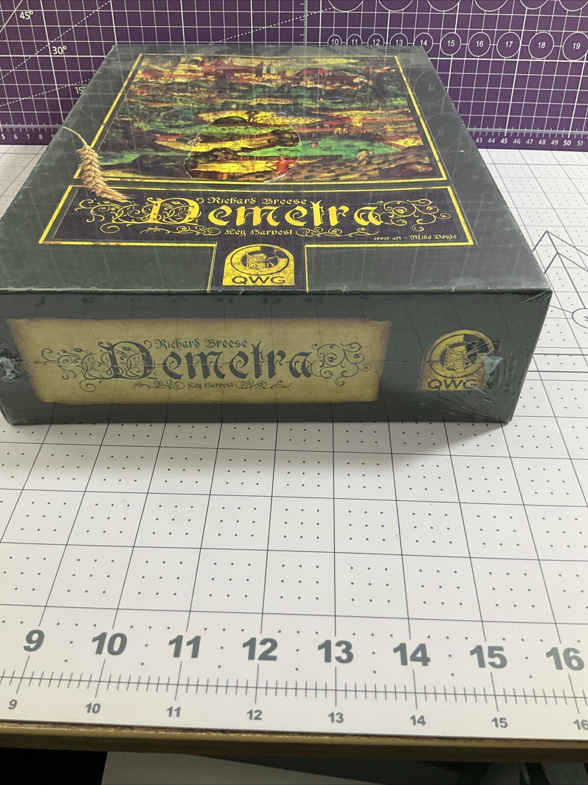 Richard Breese Demetra One Of A Kind Rare Board Game Instruction N Dutch French