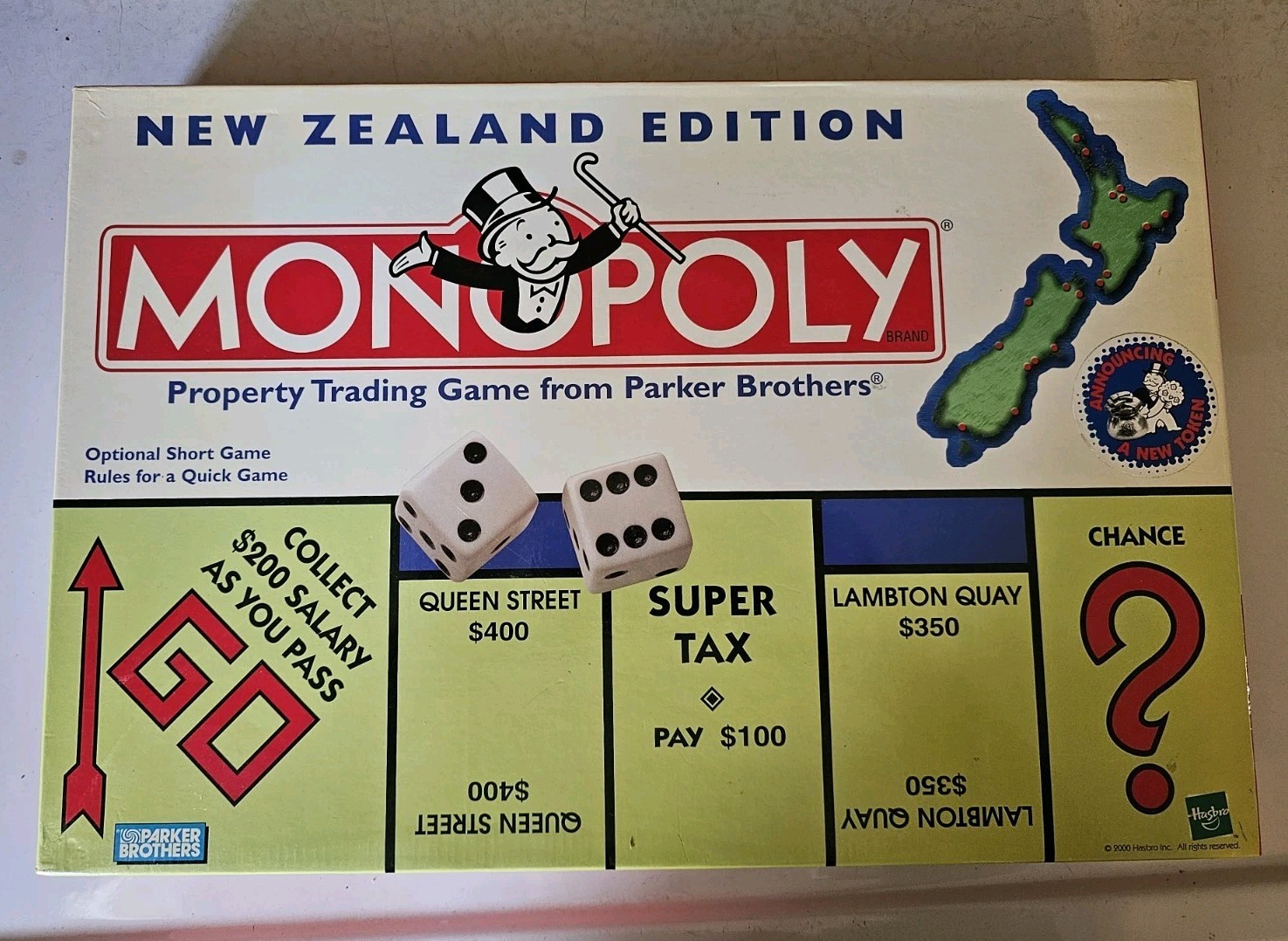 Parker Brothers Monopoly New Zealand Edition Board Game Complete