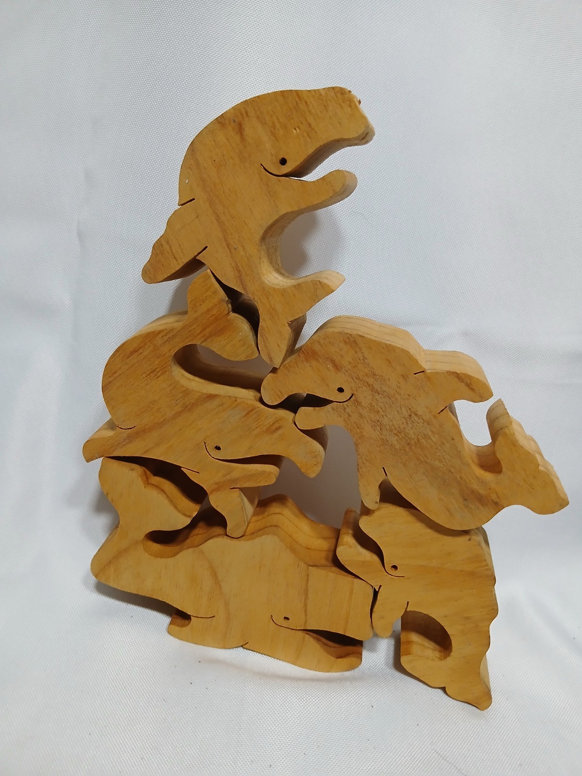 Tarata Balancing Whales Wooden Balancing Puzzle Game From New Zealand, Ages 4+