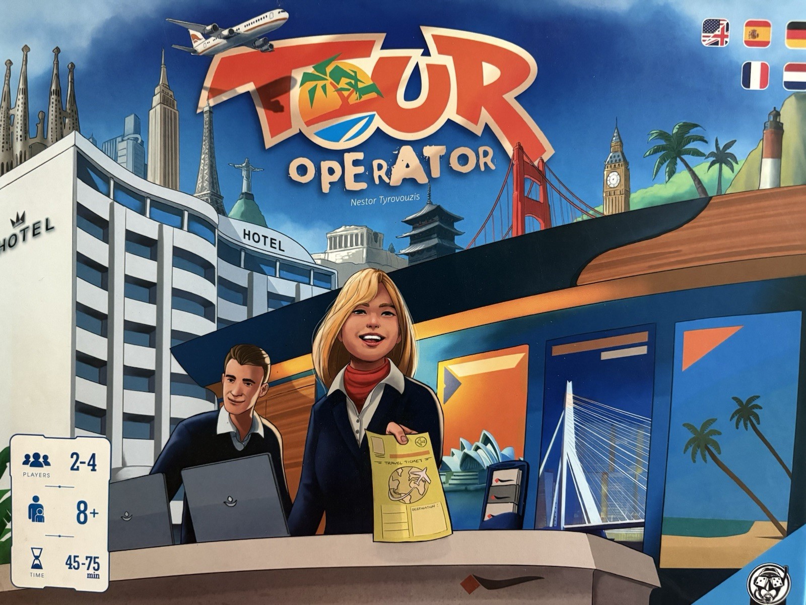Tour Operator Board Game NEW! Open Box Keep Exploring Games Sealed Pieces