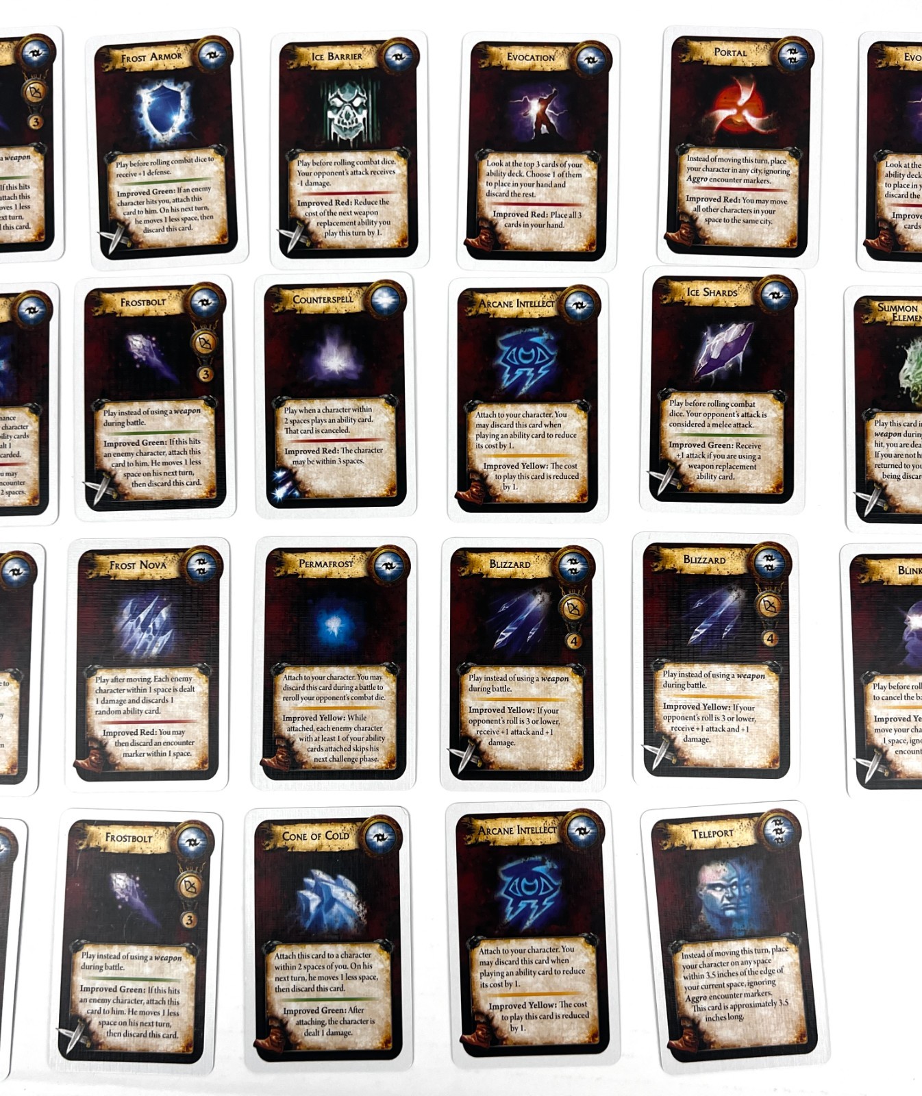 2008 World of Warcraft The Adventure Board Game Character Card Lot of 27