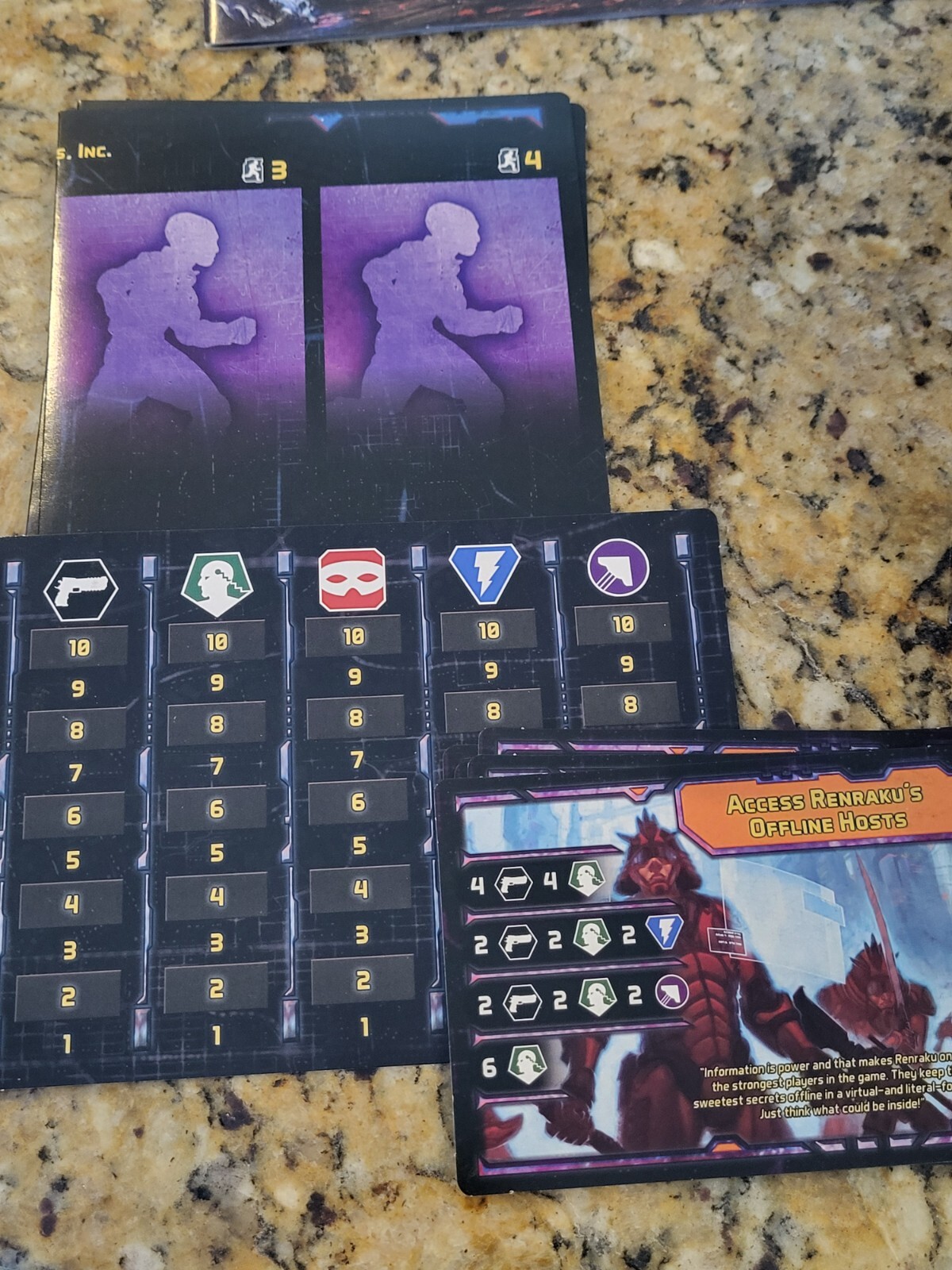 Shadowrun Sprawl Ops Board Game Catayst Game Labs Topps