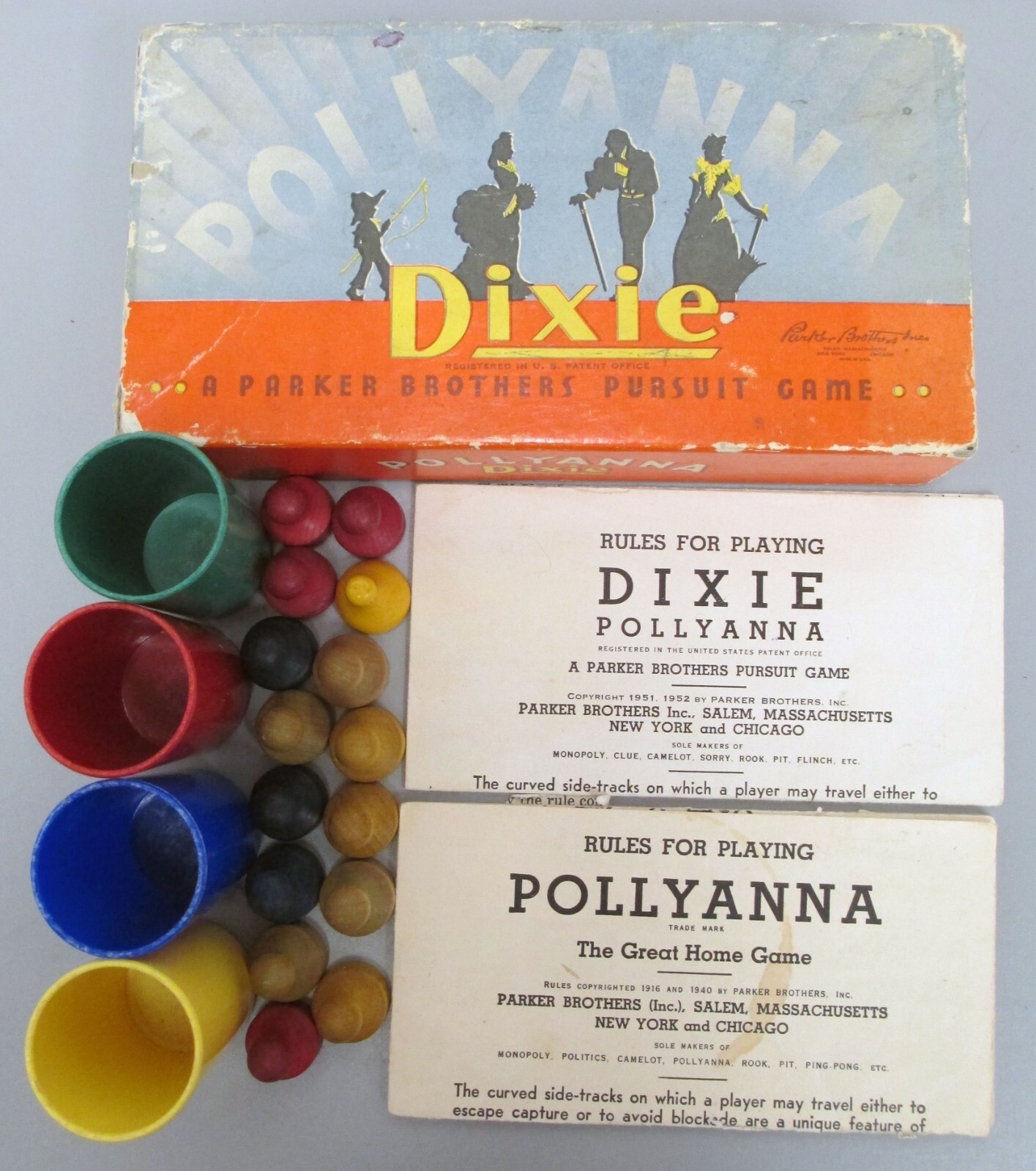 VTG 11 OLD GAMES, POLLYANA, FLINCH, CONTACT, MAKE A MILLON, QUIZ KIDS, DOMINOES