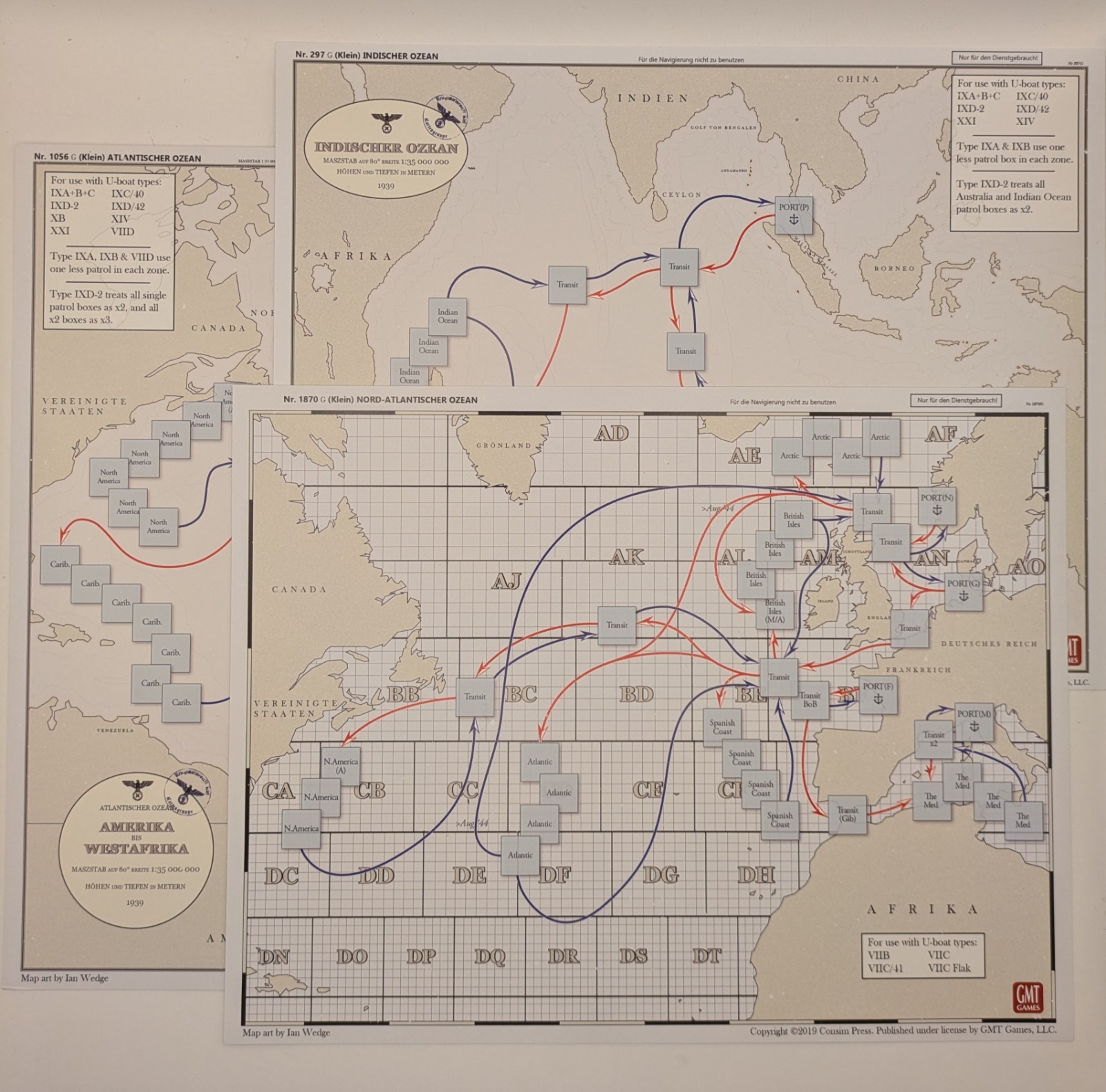 The Hunted: Twilight of the U-Boats 1943-45 (2019 GMT Games LLC)