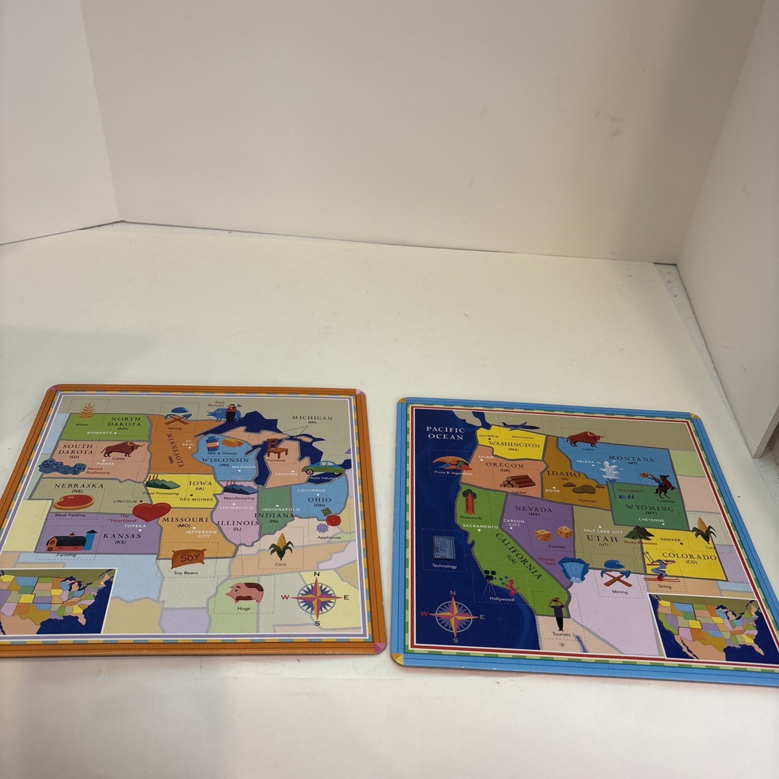 EEBOO United States Geography Bingo Board Game Special Edition