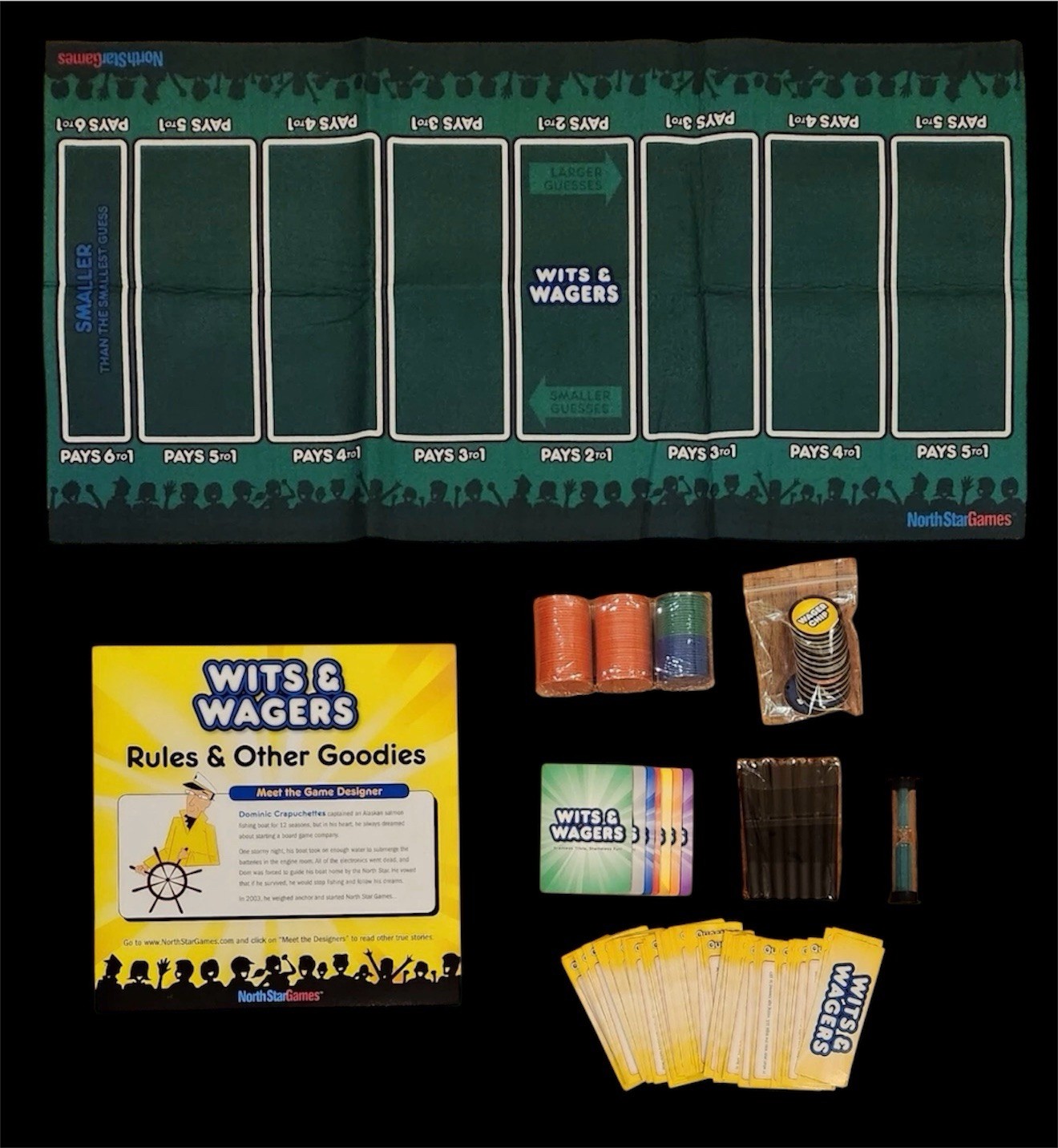 Wits & Wagers Board Game Kid Friendly Party/Trivia Game Award-Winning! Ages 10+