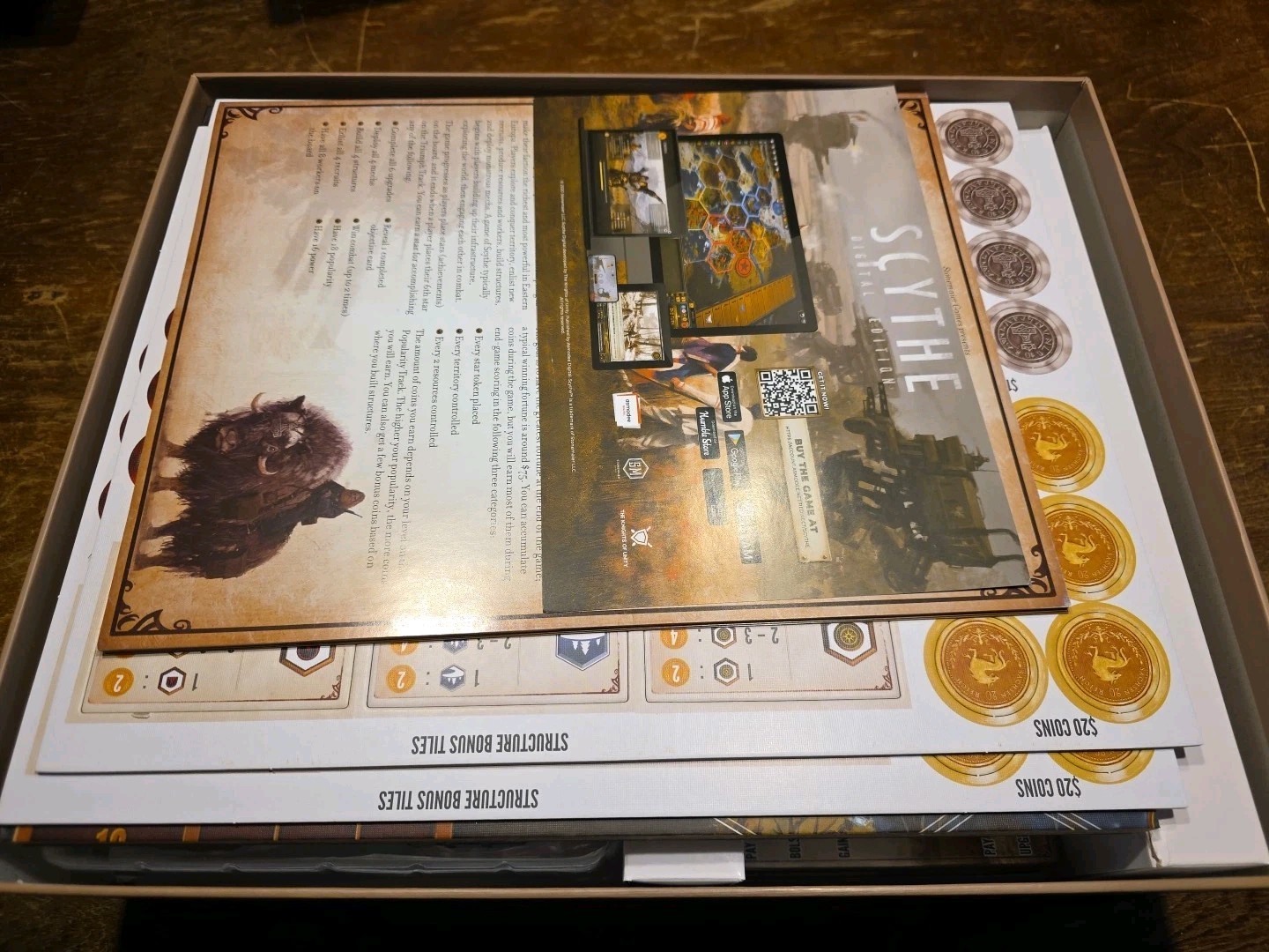 Stonemaier Games Scythe Board Game – STM600 New Has Corner Damage