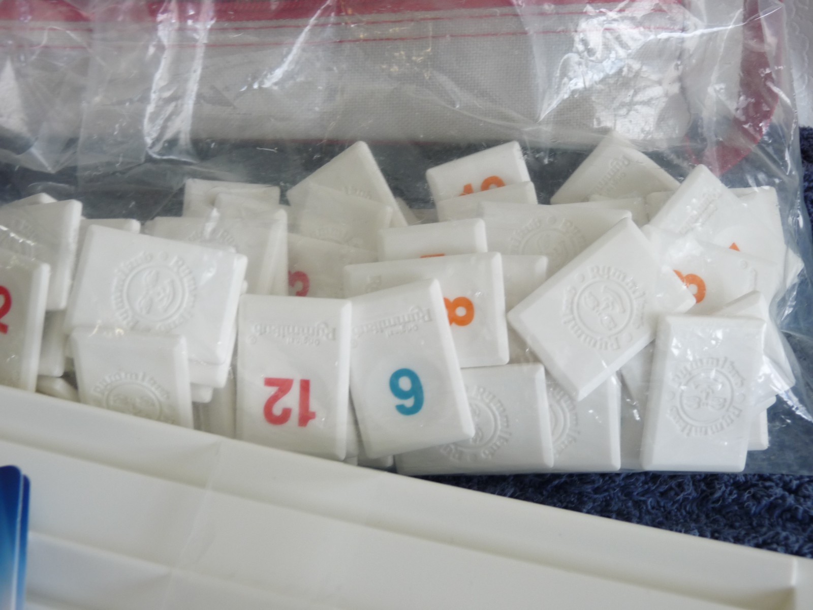 Rummikub On The Go Complete Original Game Durable Canvas Storage Case