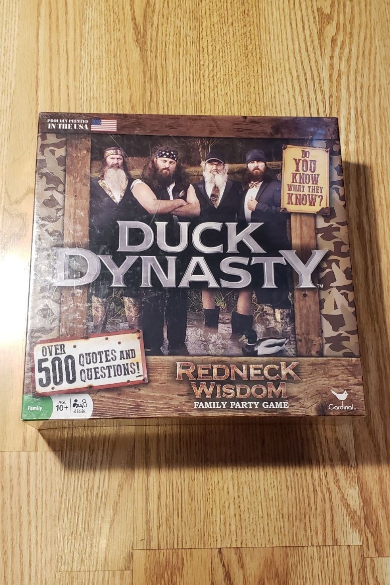 Duck Dynasty Board Game New 2 to 12 Players Redneck Wisdom Party Factory Sealed