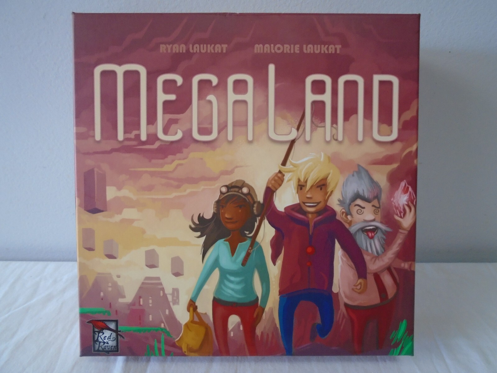 Mega Land Board Game [Red Raven Games 2018] [100% COMPLETE EXCELLENT CONDITION]