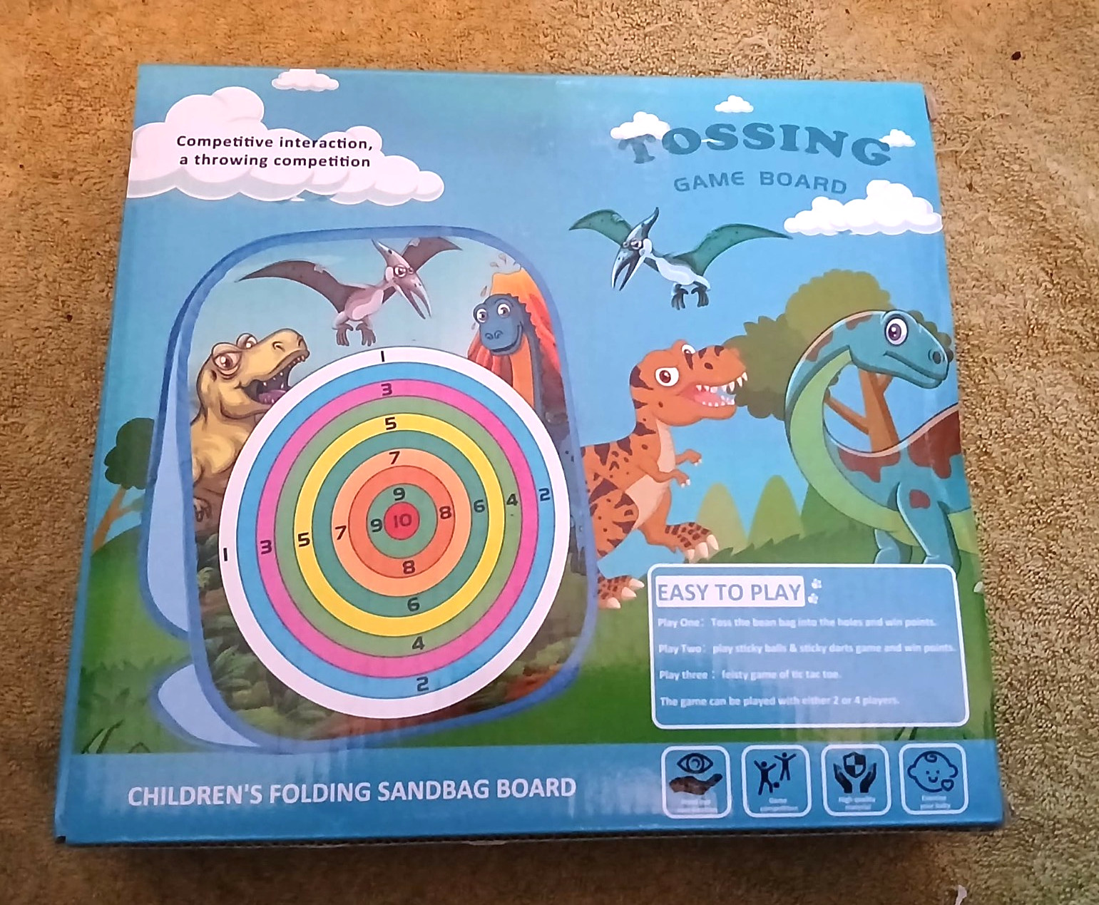 Children’s Folding Sandbag Board – Tossing Game Board