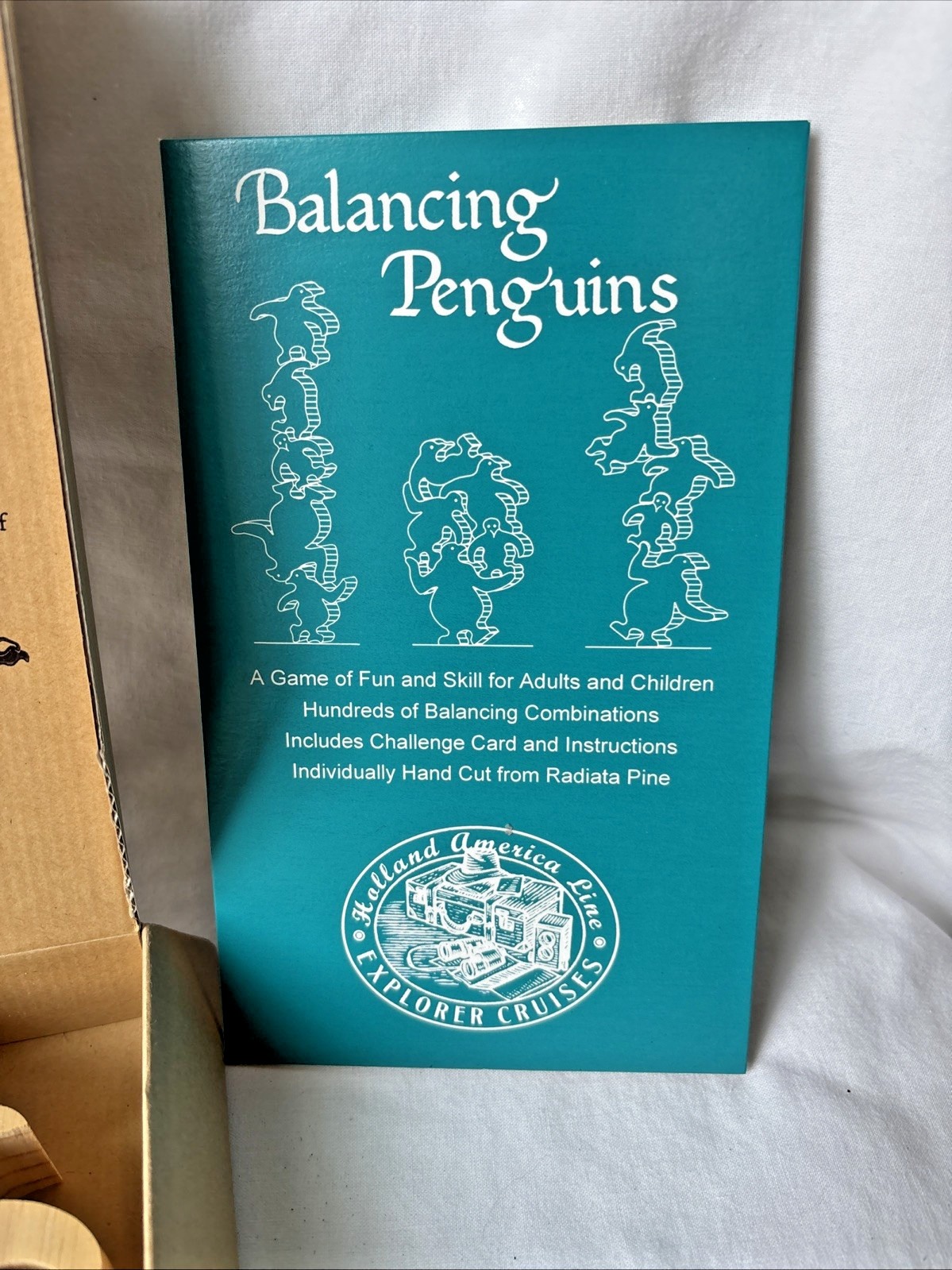 Tarata Balancing Penguins Wooden Balancing Puzzle Game From New Zealand, Ages 4+