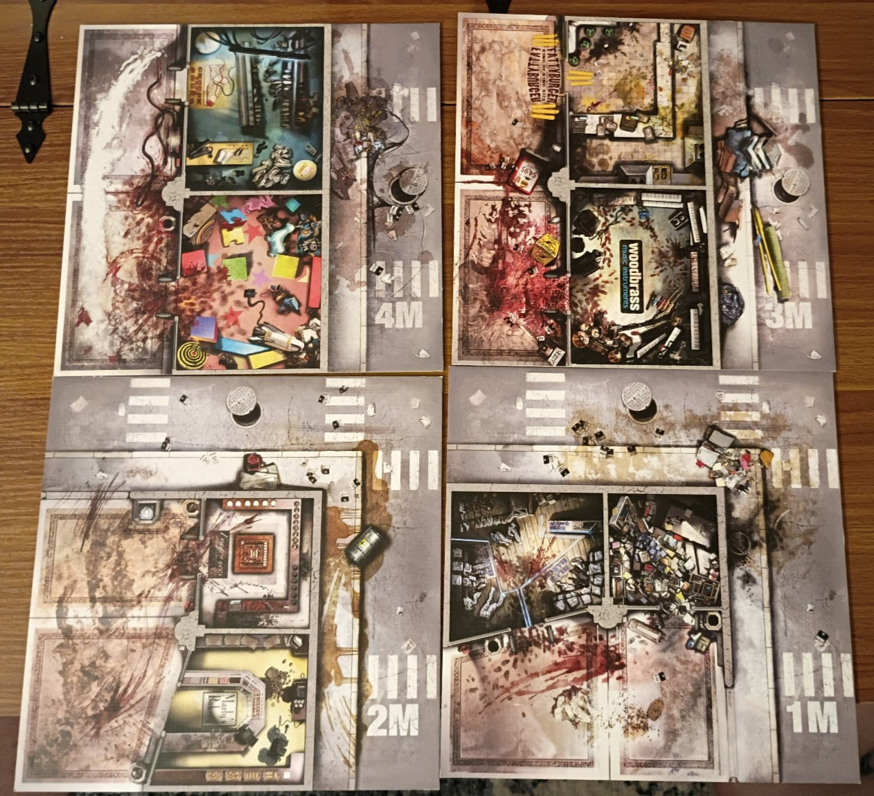 25+ Zombicide Tiles: Core, Prison Outbreak, Toxic City Mall, Angry Neighbors