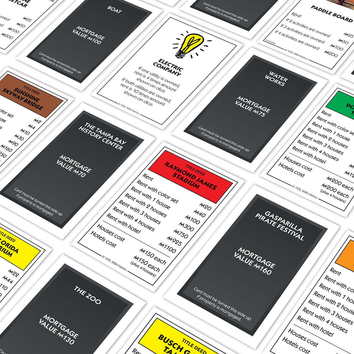 Tampa Edition Monopoly Board Game