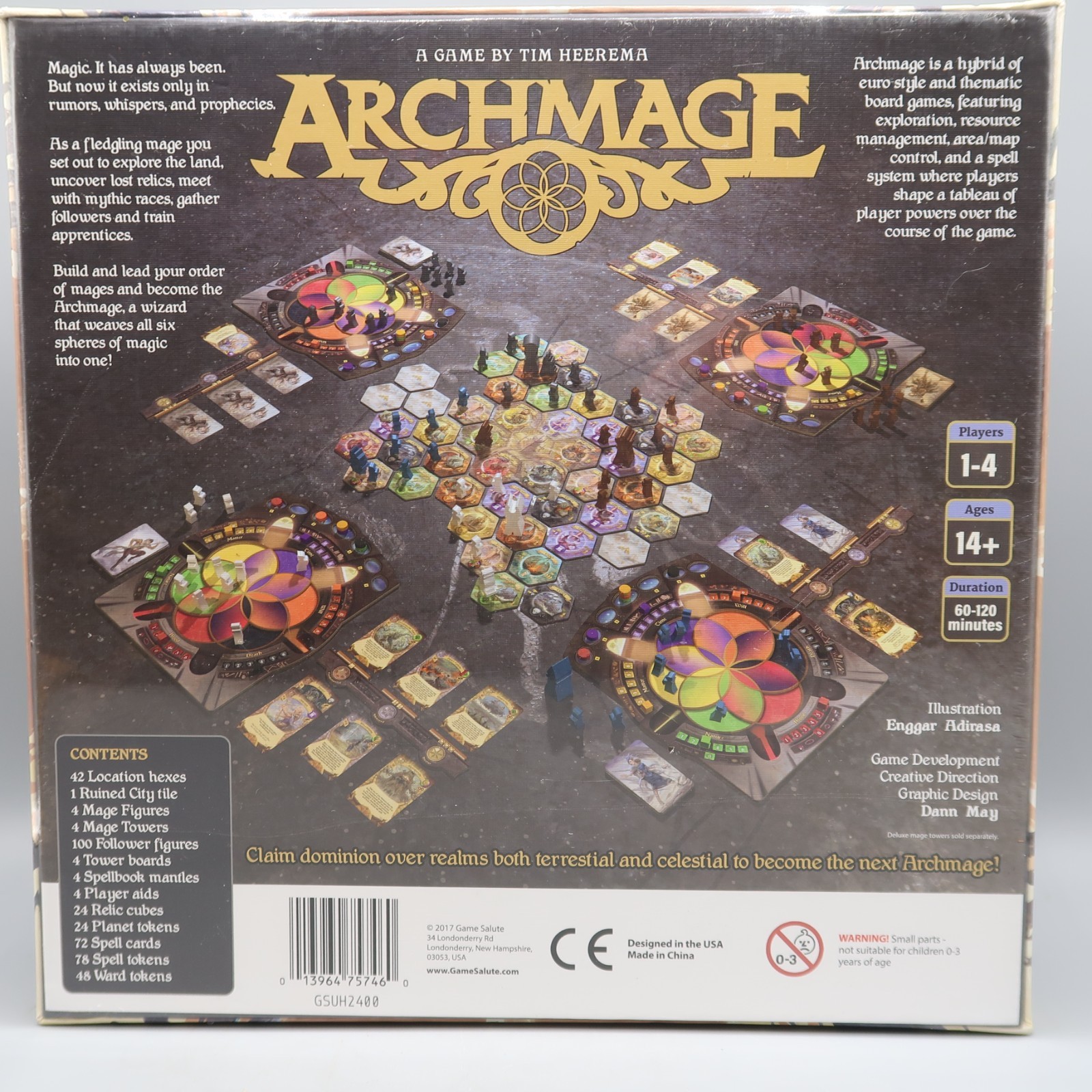 Archmage Board Game by Starling Games Fantsy Tim Heerema New