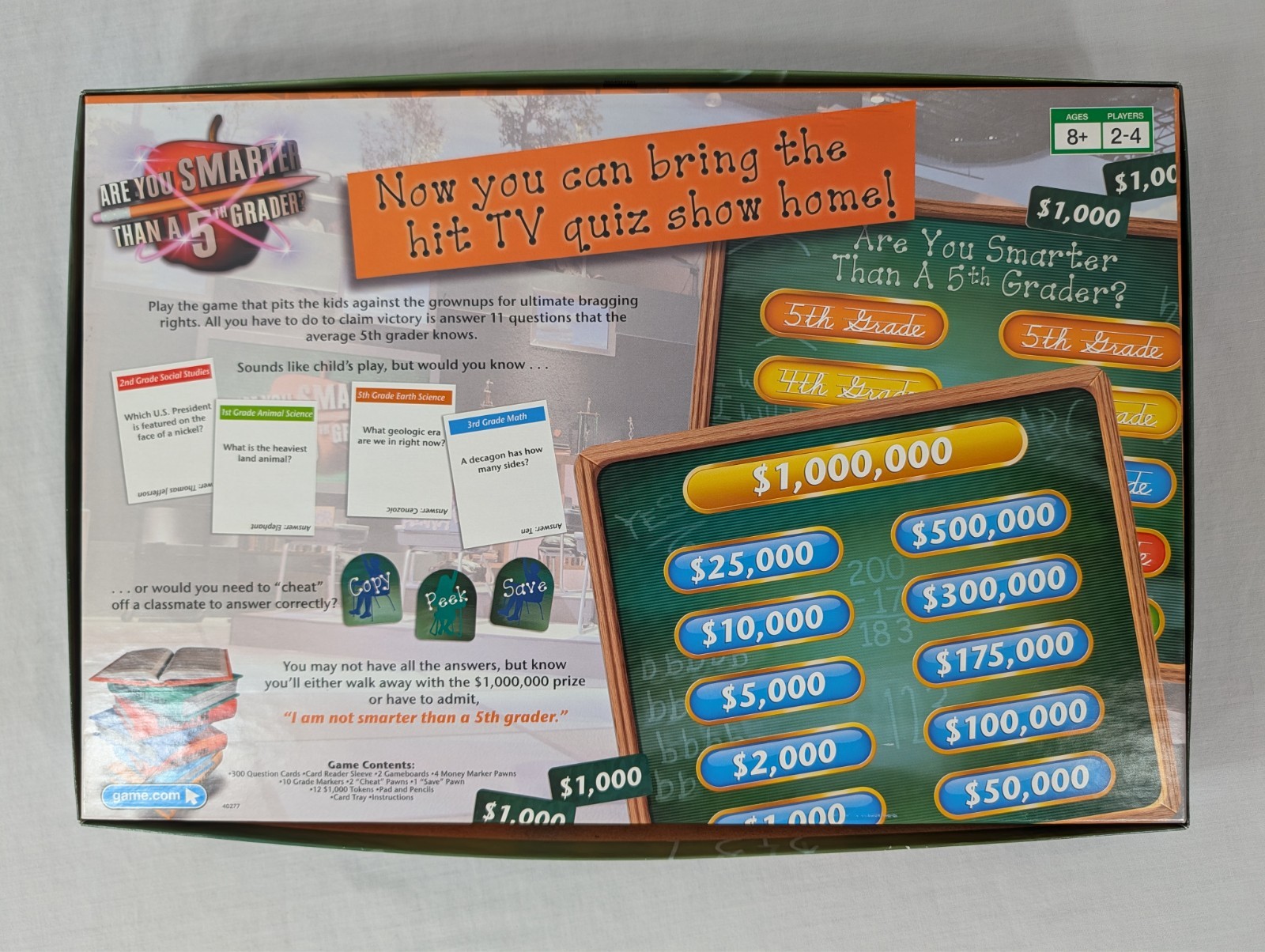 Are You Smarter Than A 5th Grader? Board Game Ages 8+ Pre-Owned 2-4 Players