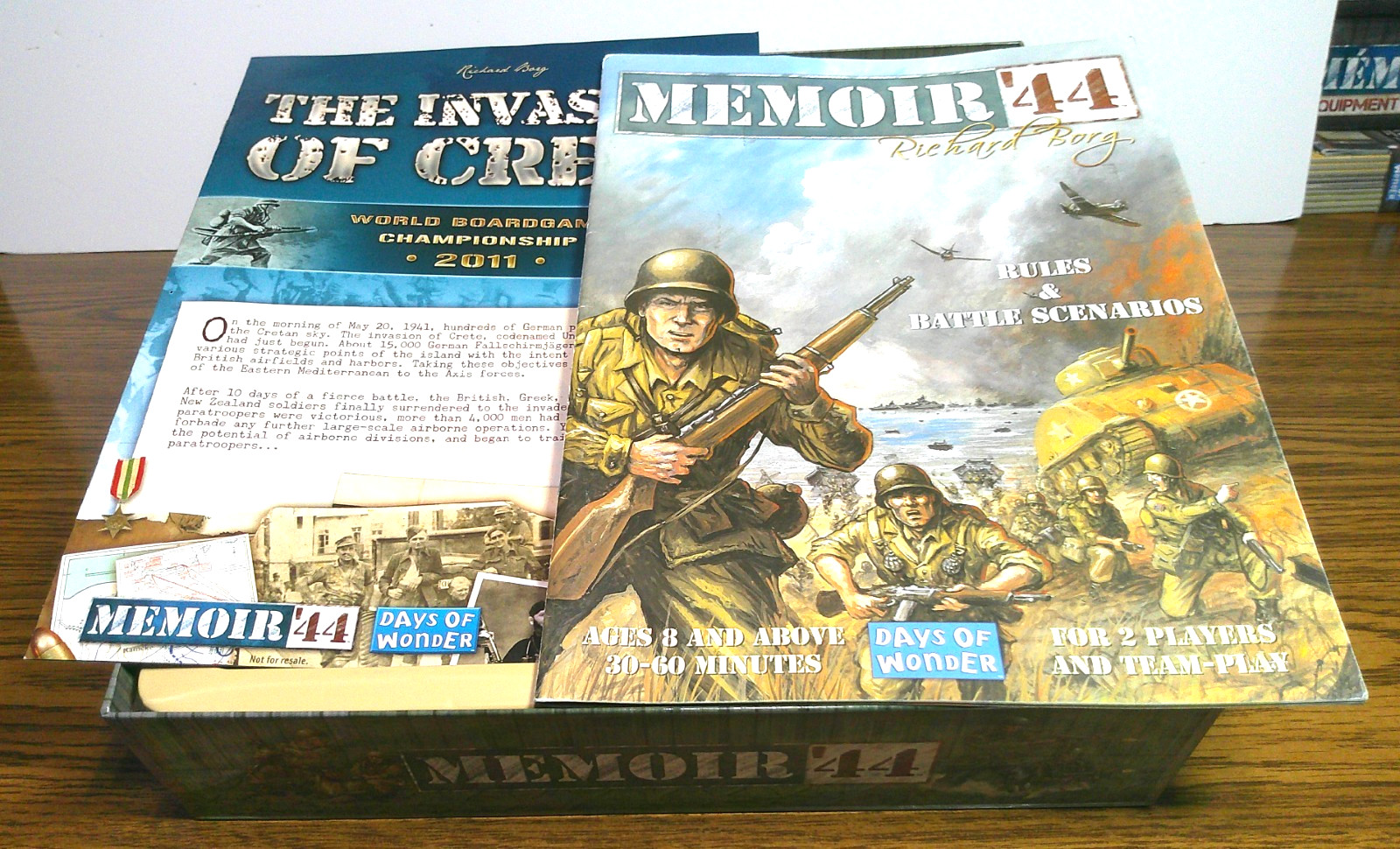 Memoir44 Core Game Complete Includes Audi Murphy and Invasion of Crete Scenarios