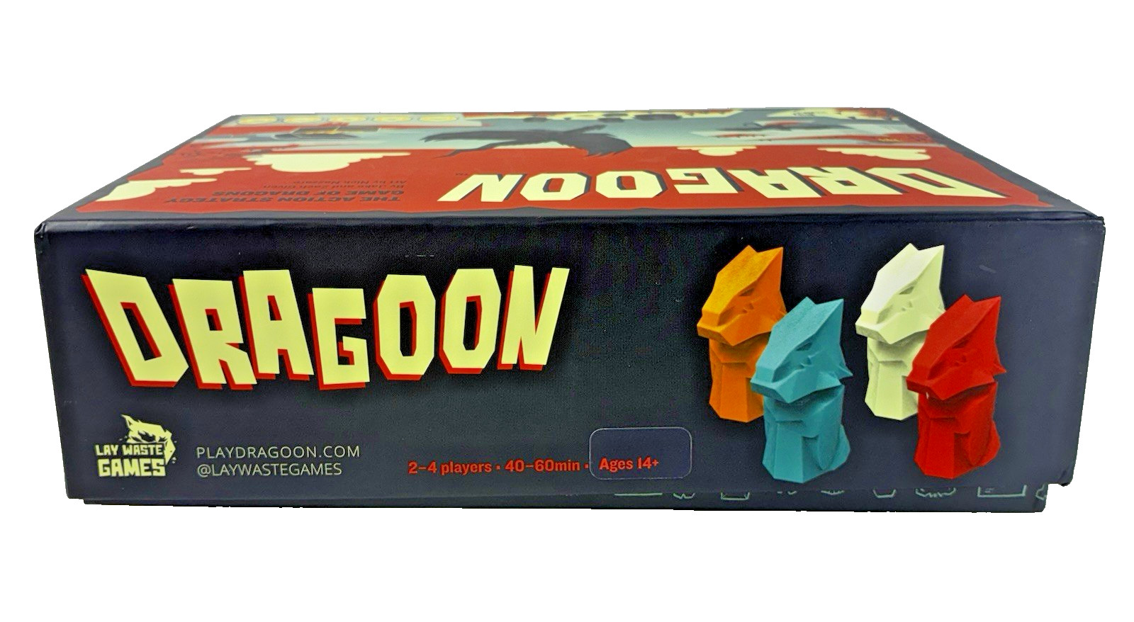 Dragoon Gold Edition 2015 Lay Waste Games Board Game Incomplete