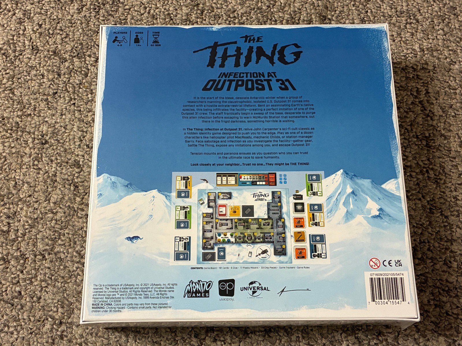 The Thing: Infection at Outpost 31 (2nd Edition) – Mondo Games 2021 – New Sealed