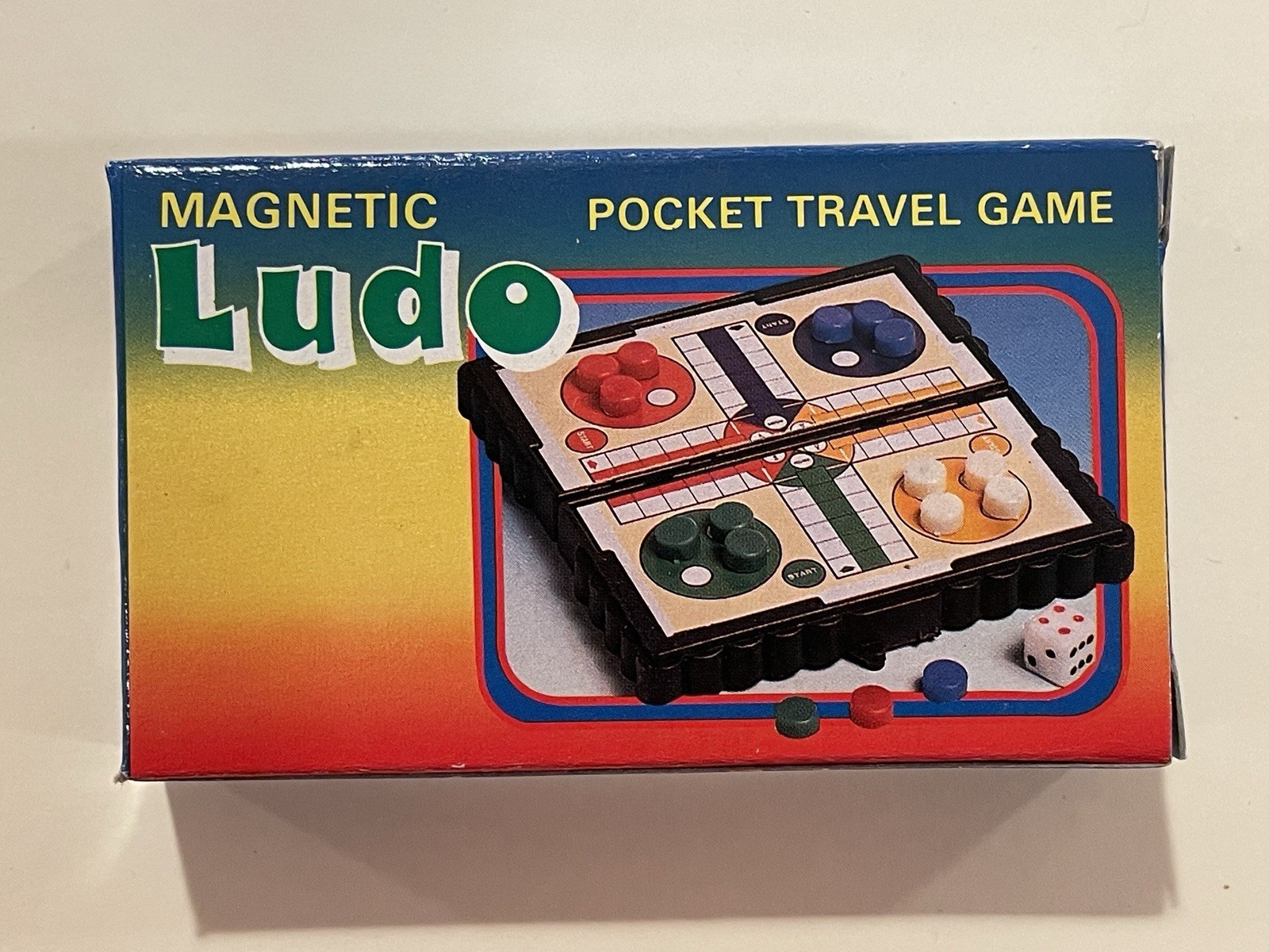Vintage Mini Magnetic Travel Game Ludo Theme Pocket Game