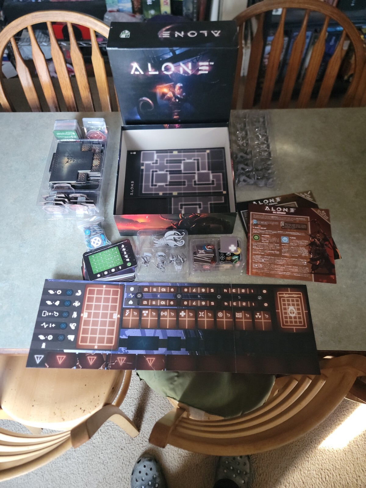 ALONE Kickstarter Version Board Game By Horrible Games