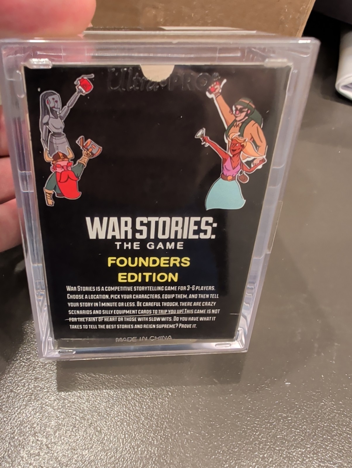 War Stories: The Game (Founders Edition) by Greek Ventures w/ Ultrapro Deckbox