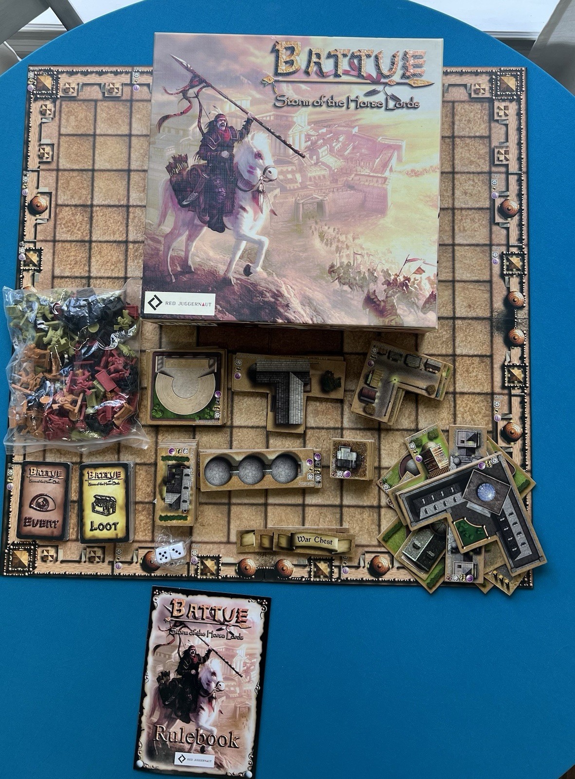 Battue Storm of the Horse Lords Board Game 2007 Red Juggernaut, Unplayed