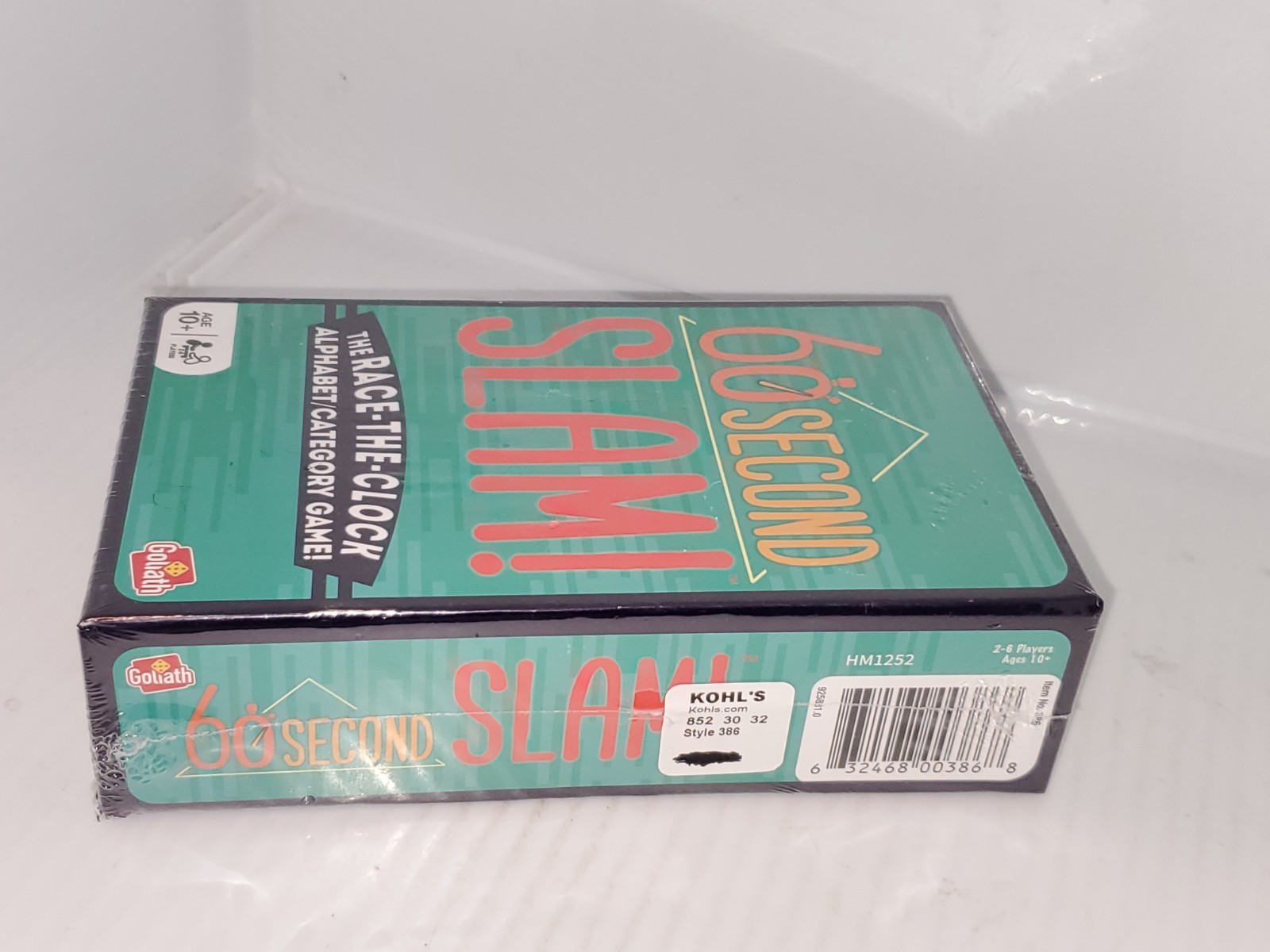 60 Second Slam! Race The Clock Alphabet Category Game. NEW SEALED