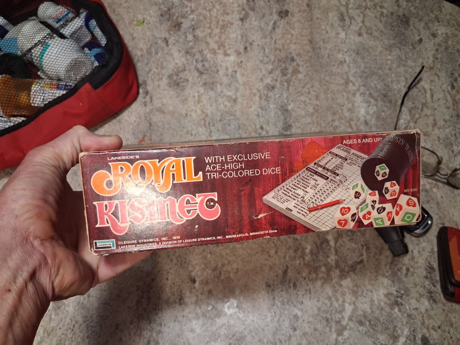 Vintage 1974 Lakeside’s Royal Kismet Poker Dice Family Game Complete RARE