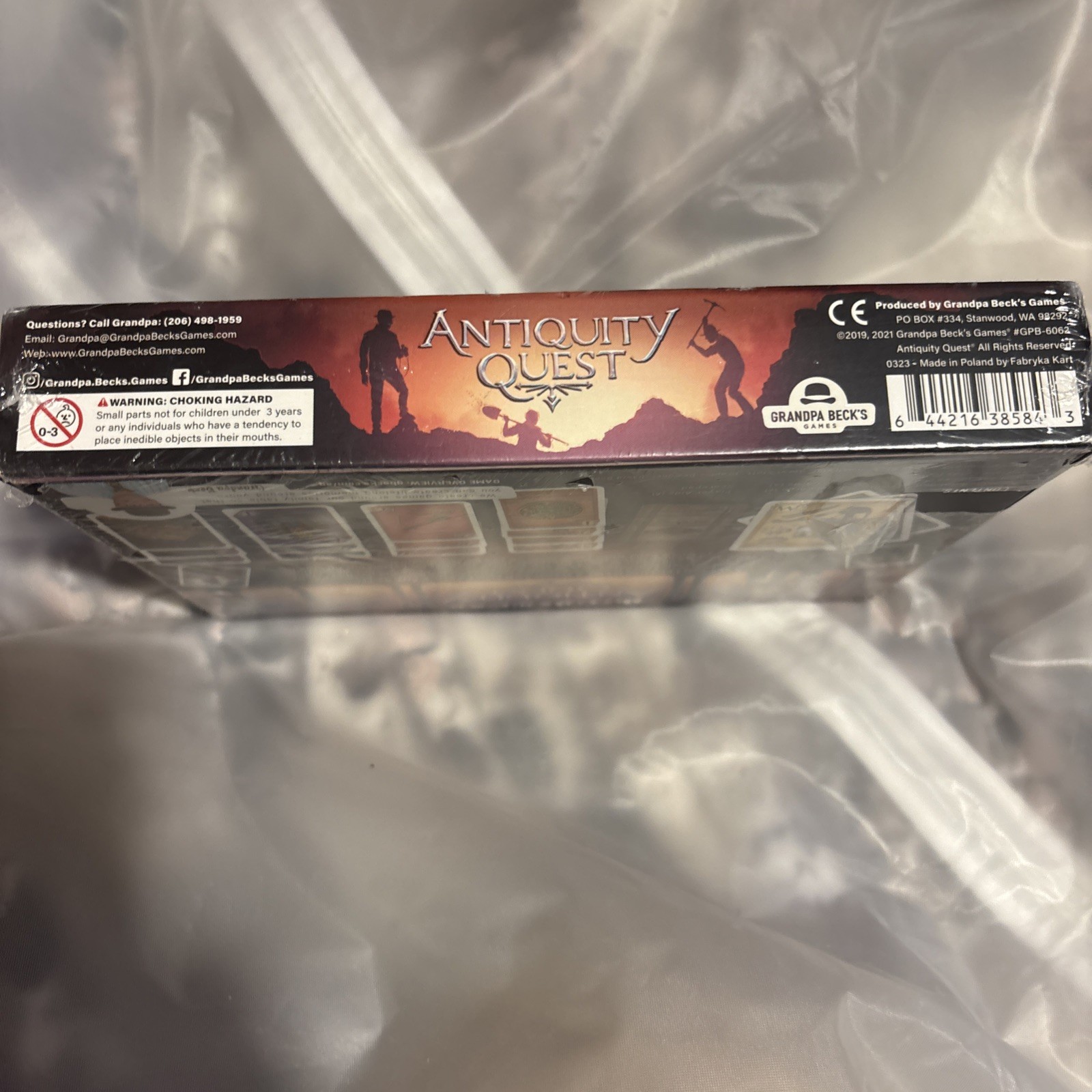 NEW Grandpa Beck’s Games, Antiquity Quest, A Set Collection Card Game,