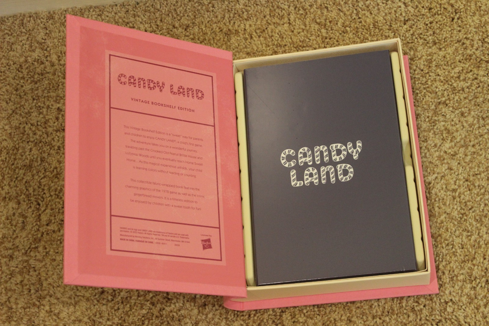 Candy Land Vintage Bookshelf Edition WS Game Company Deluxe Board Game New