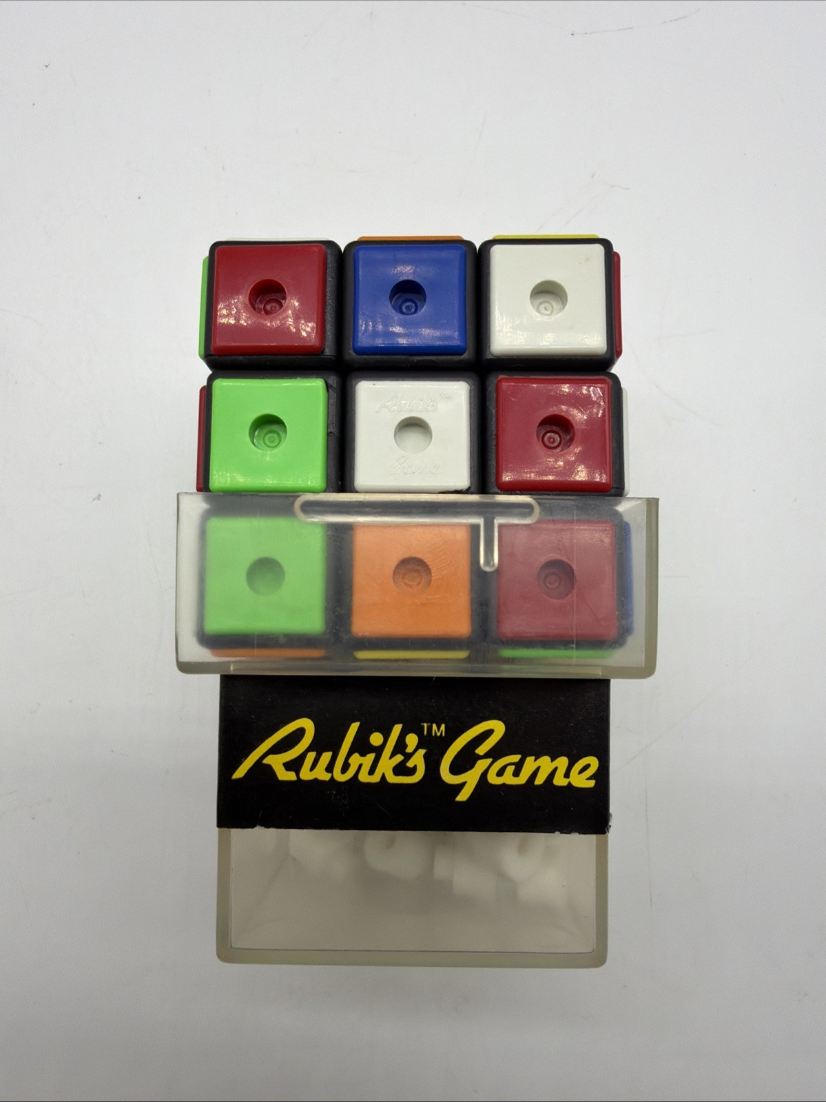 Vintage 1982 Ideal Corp RUBIK’S GAME Peg Toy Complete: Cube, Original Box, Rules