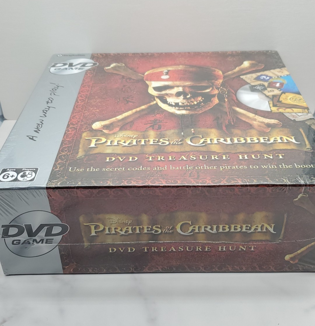 NEW Disney Pirates of the Caribbean DVD Treasure Hunt Game Sealed Award Winner