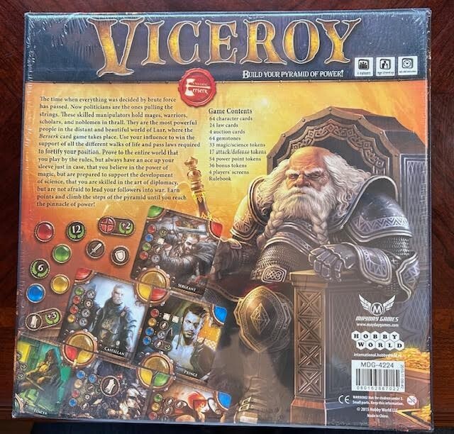 Viceroy NEW FACTORY SEALED board game by Mayday Games