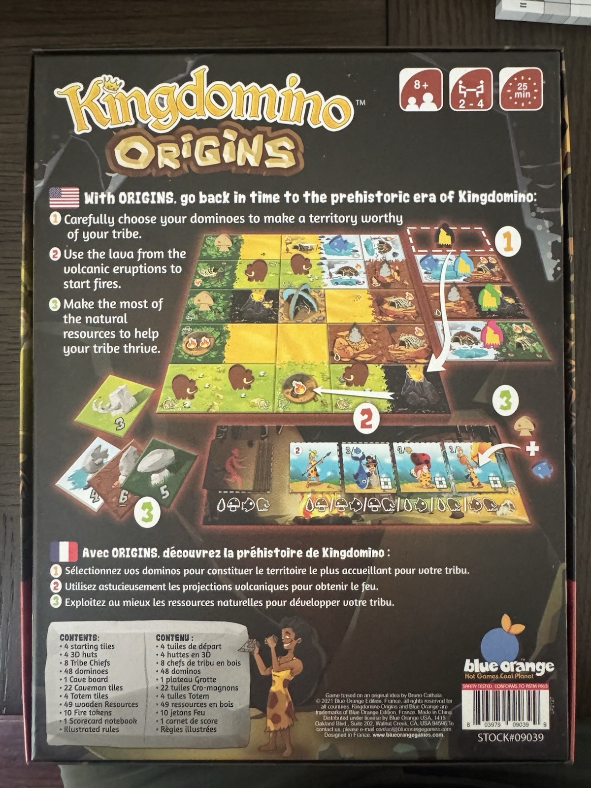 Kingdomino Origins Board Game Complete 2-4 Player Blue Orange