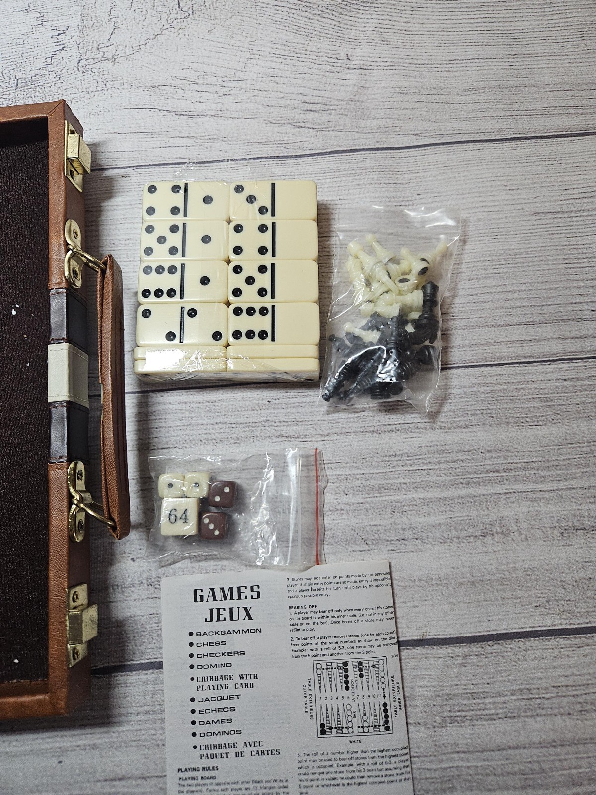 Vintage Travel Board Games – Games Jeux – 10 Games-In-One! – 1990s – With Travel