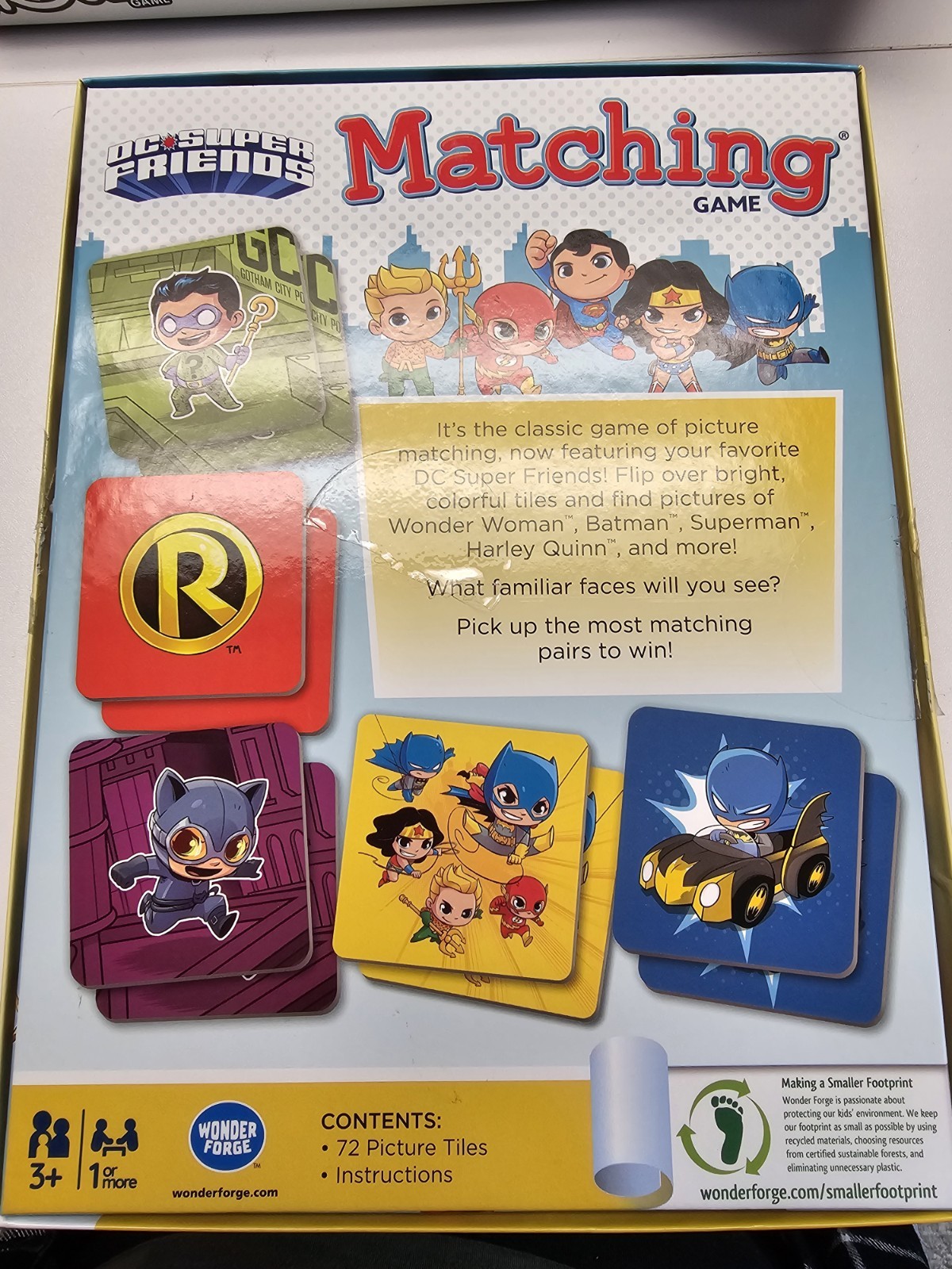 Wonder Forge DC Super Friends Matching Game for Boys & Girls Age 3 and Up