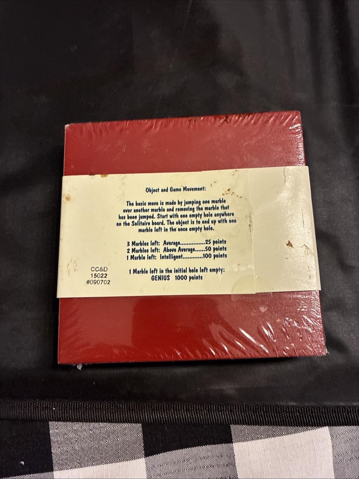 Channel Craft Fox Travel Triangle Solitaire New Sealed 2006