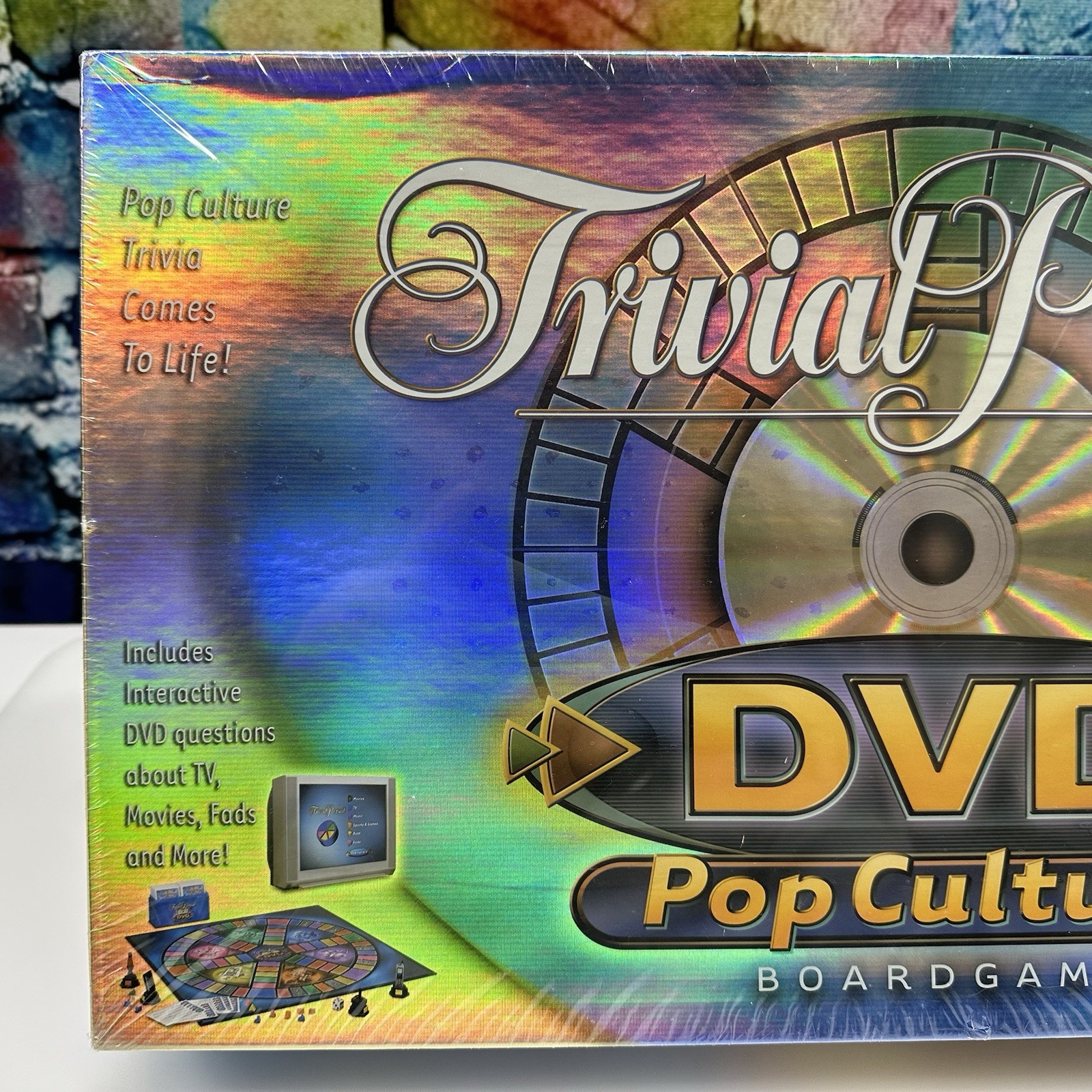 Trivial Pursuit DVD Pop Culture Board Game Adults Party Family Fun Sealed NEW!
