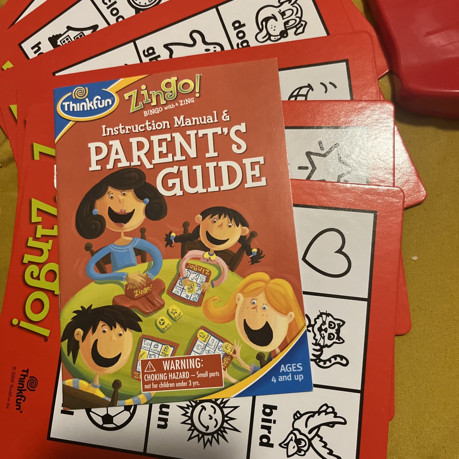 ThinkFun Zingo! Bingo with a Zing Family Board Game 2-6 Players For Kids Age 4+