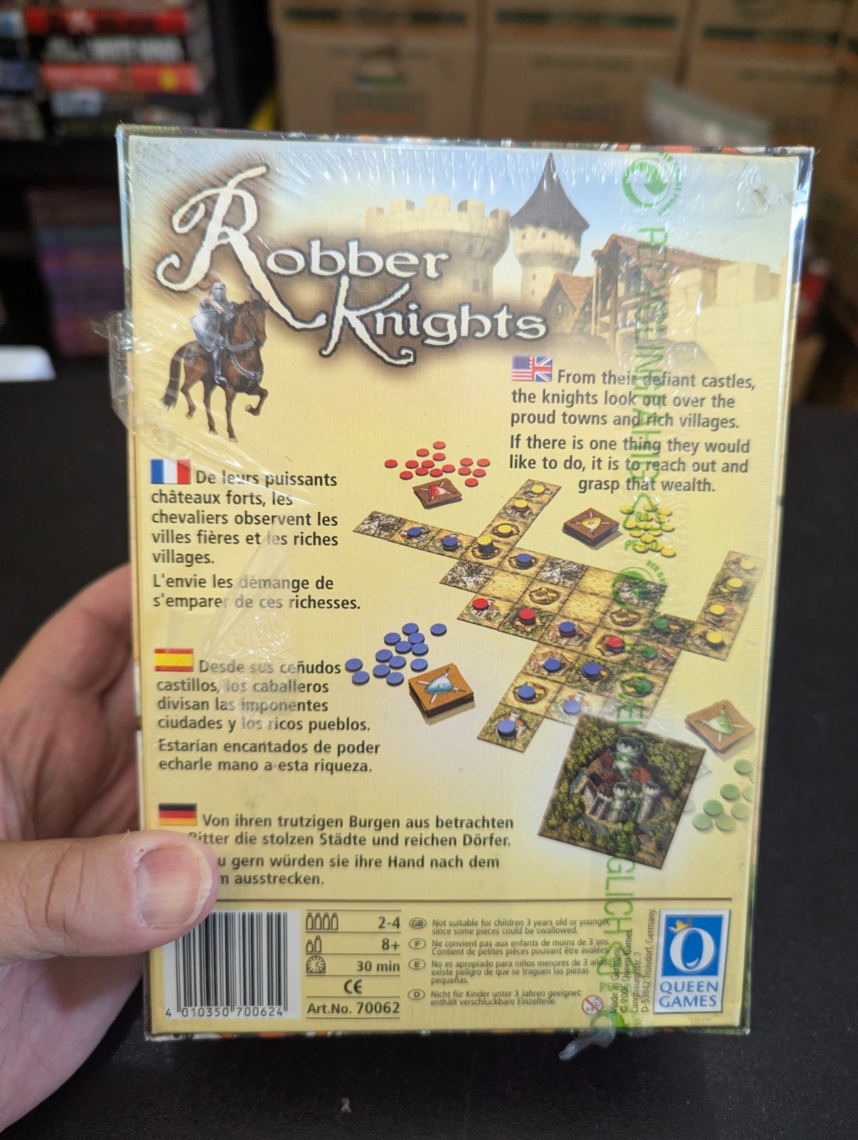ROBBER KNIGHTS Board Game by Queen Games SEALED 2006