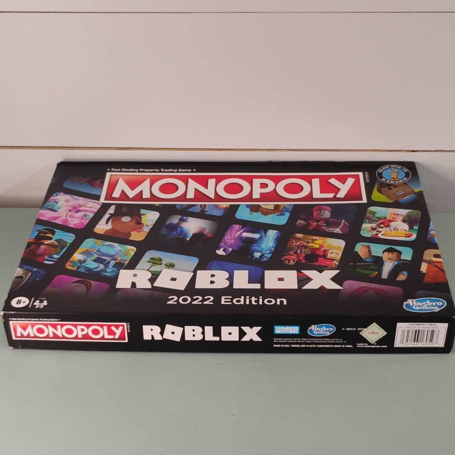 Hasbro Monopoly Roblox 2022 Edition Complete Board Game 2+ Players Ages 8+