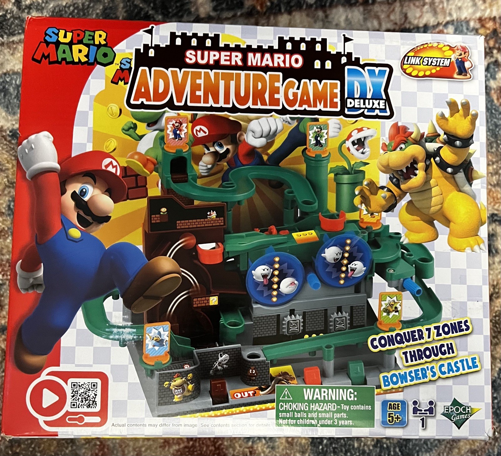 EPOCH Super Mario Adventure Game DX – Tabletop Skill and Action Game