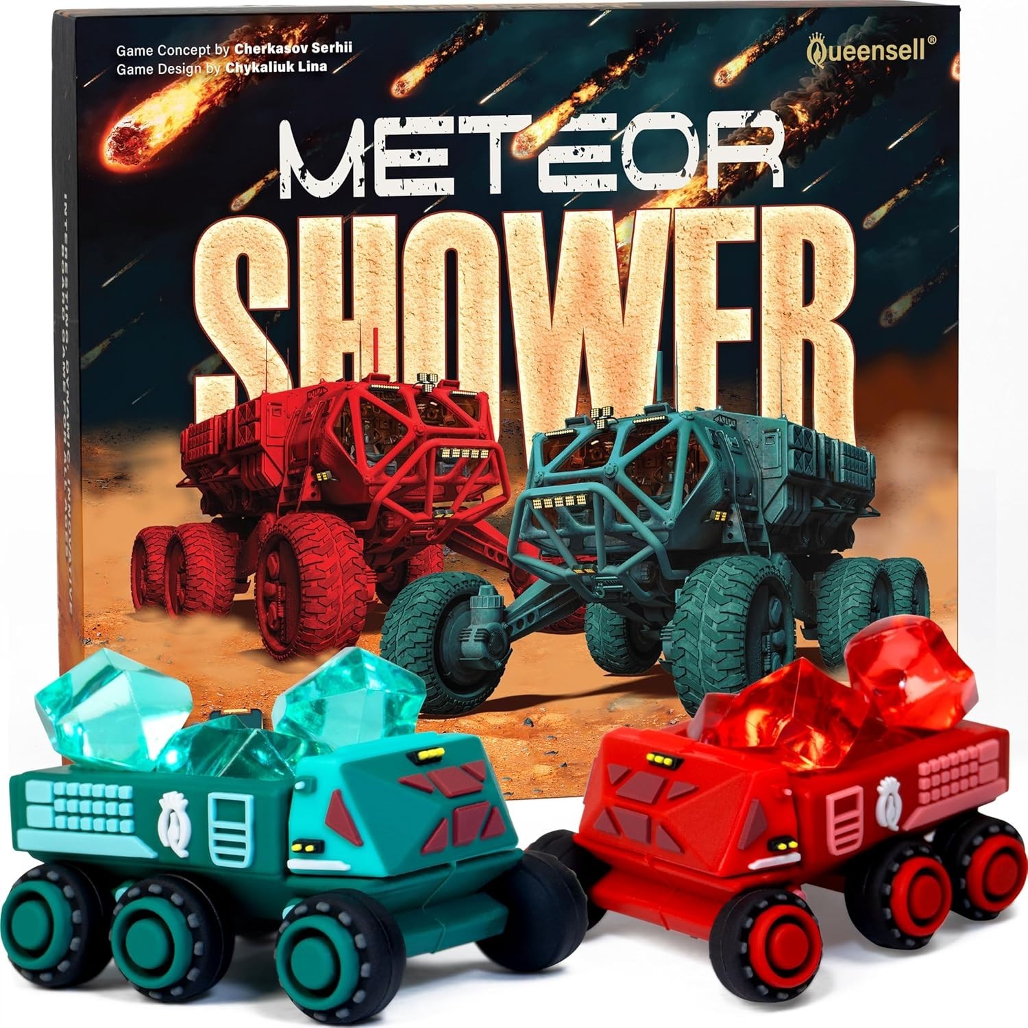 Engaging Meteor Shower Board Game – 2 Players, Perfect for Family Game Night
