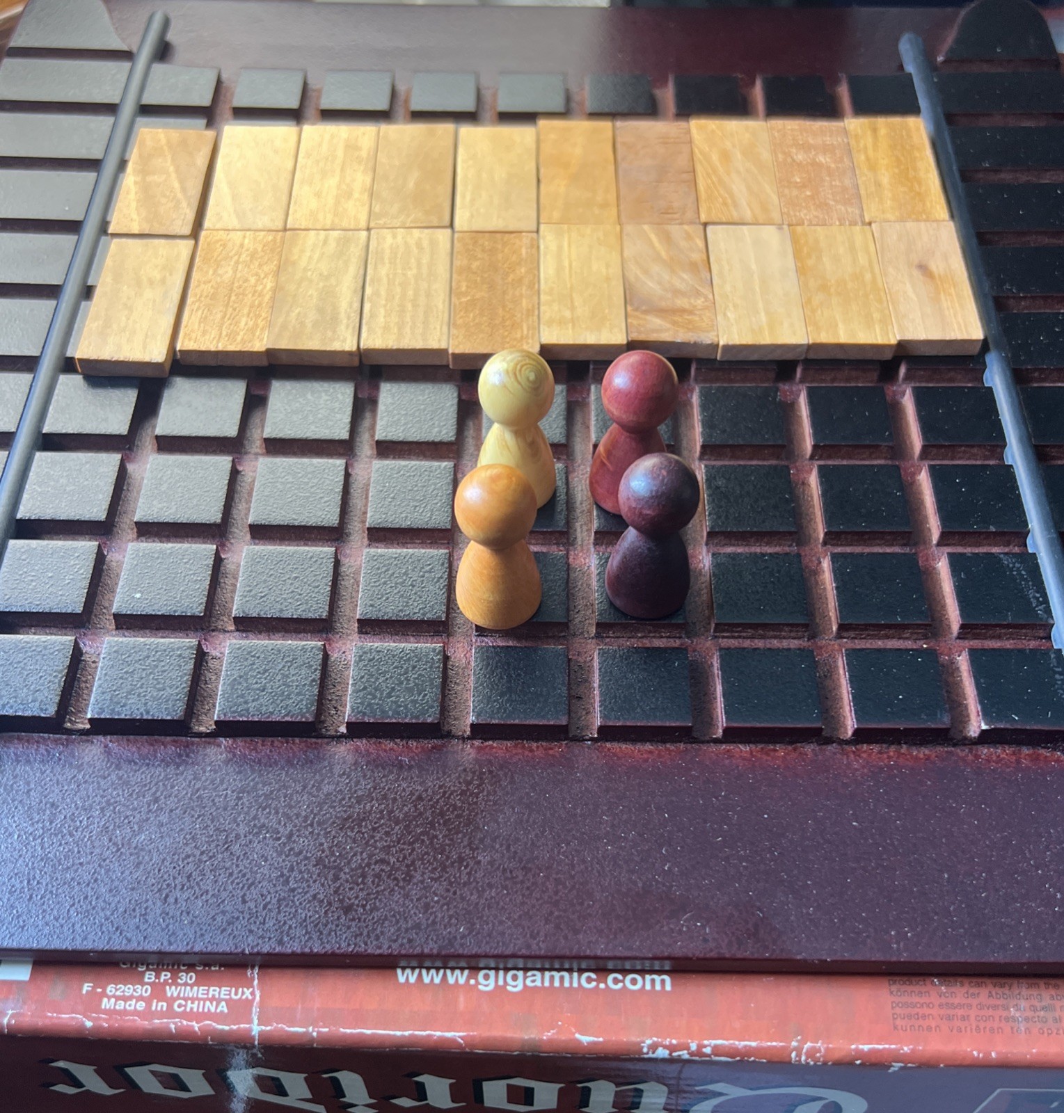 QUORIDOR Deluxe Wooden Board Game COMPLETE 1997 by Gigamic Critical Thinking