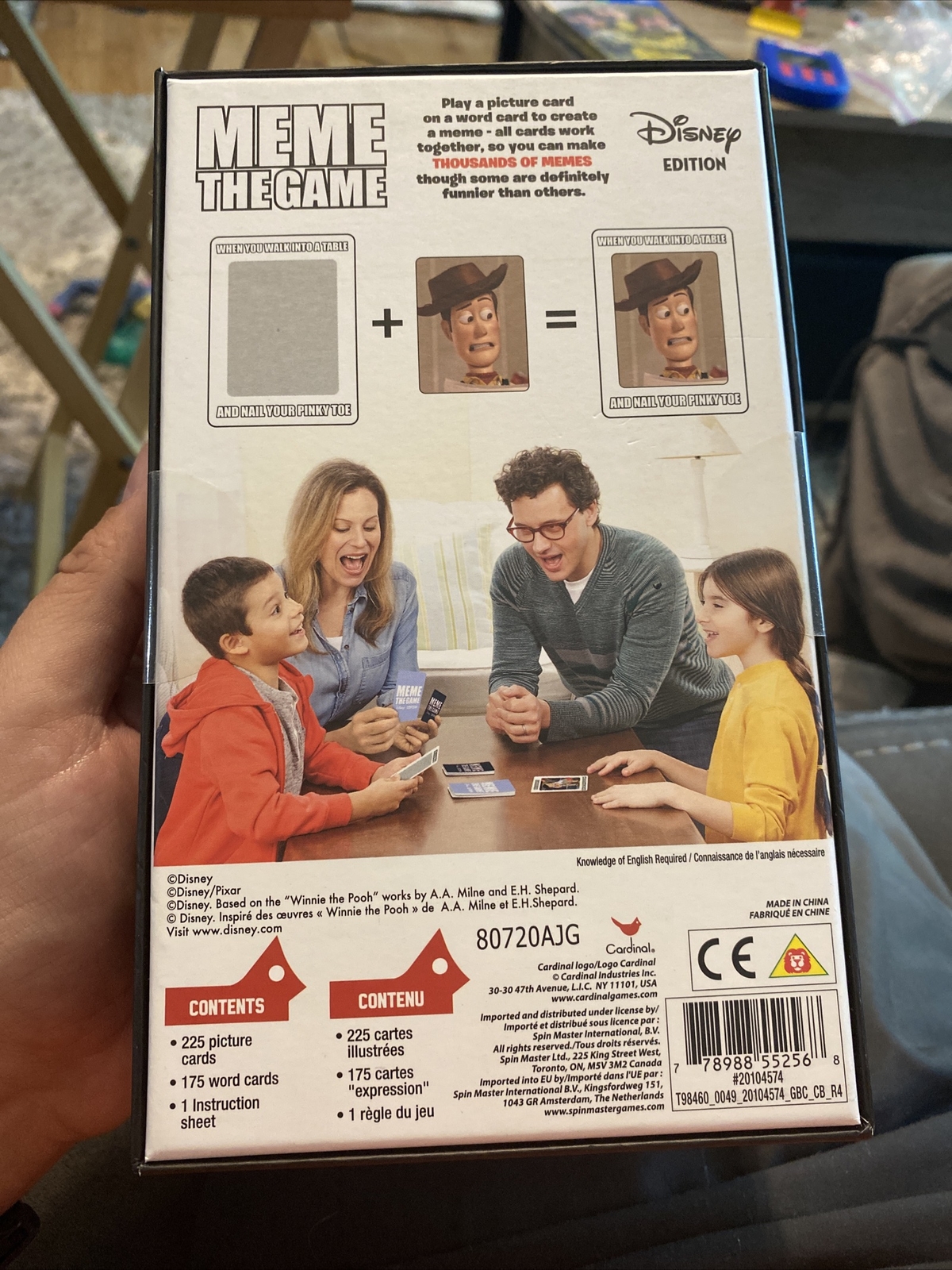 Cardinal The Disney Meme The Game Multicolor One Size New