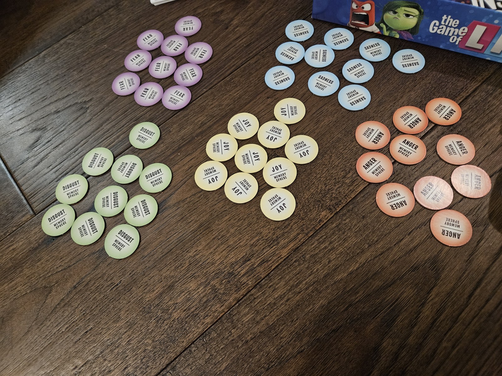 Disney Pixar Inside Out The Game Of Life Board Game Used Condition See Pictures