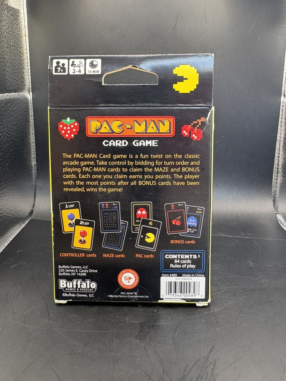 Pac Man Card Game – Fun Twist on Classic Arcade Game – Buffalo Games 2000 NEW